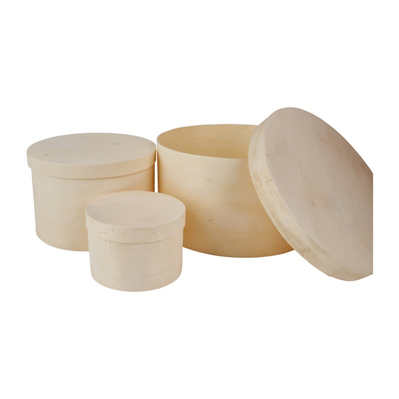 Doosje rond - &Oslash;10x17 cm