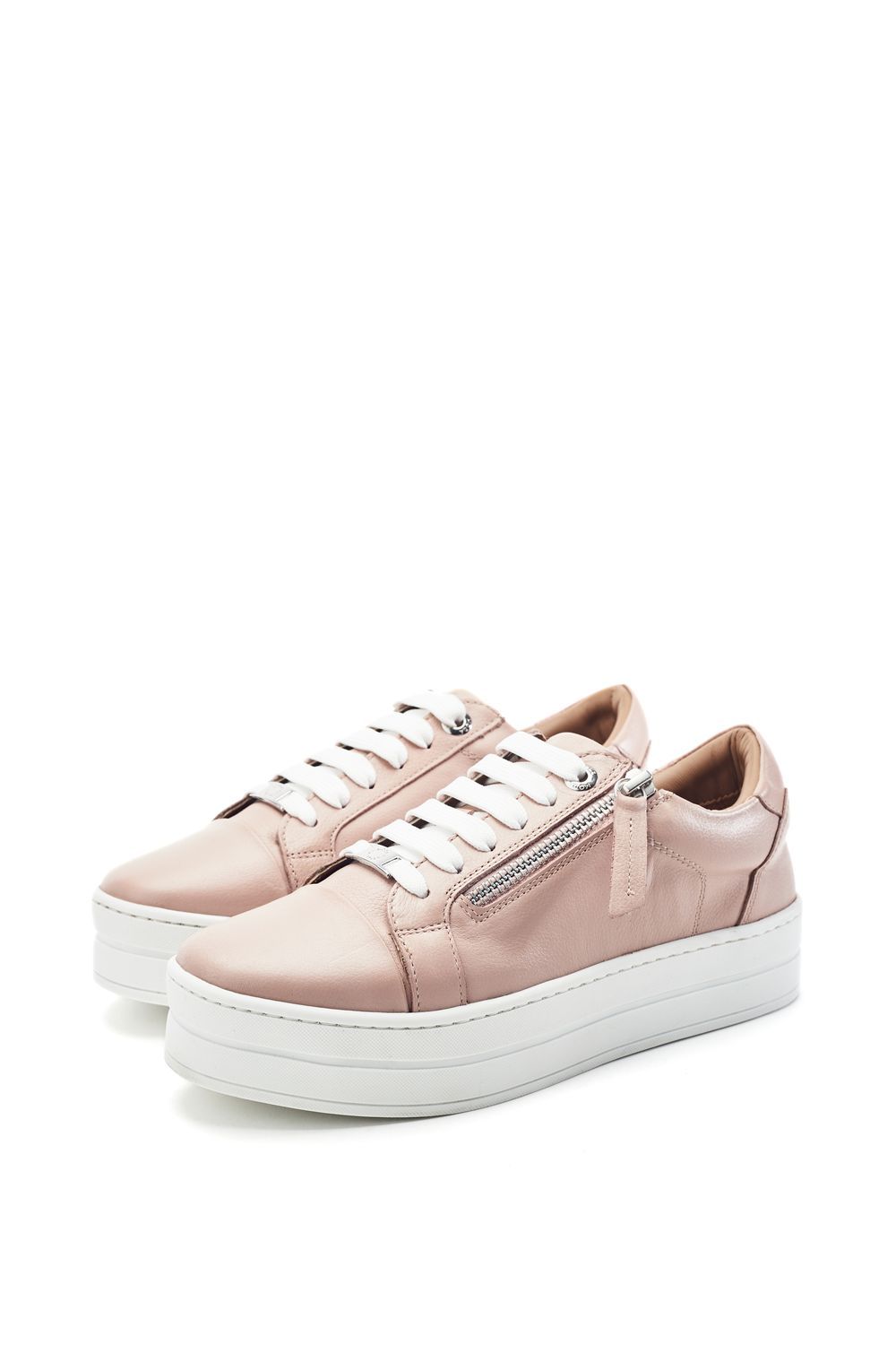 Moda In Pelle Abbee' Leather Trainers
