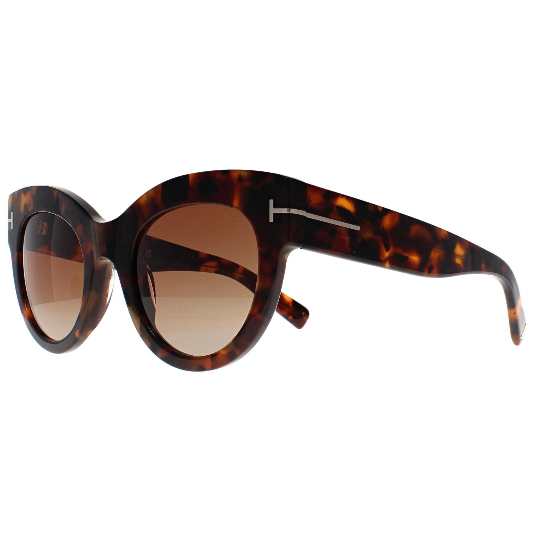 Tom Ford Cat Eye Dark Havana Gradient Bordeaux Lucilla FT1063