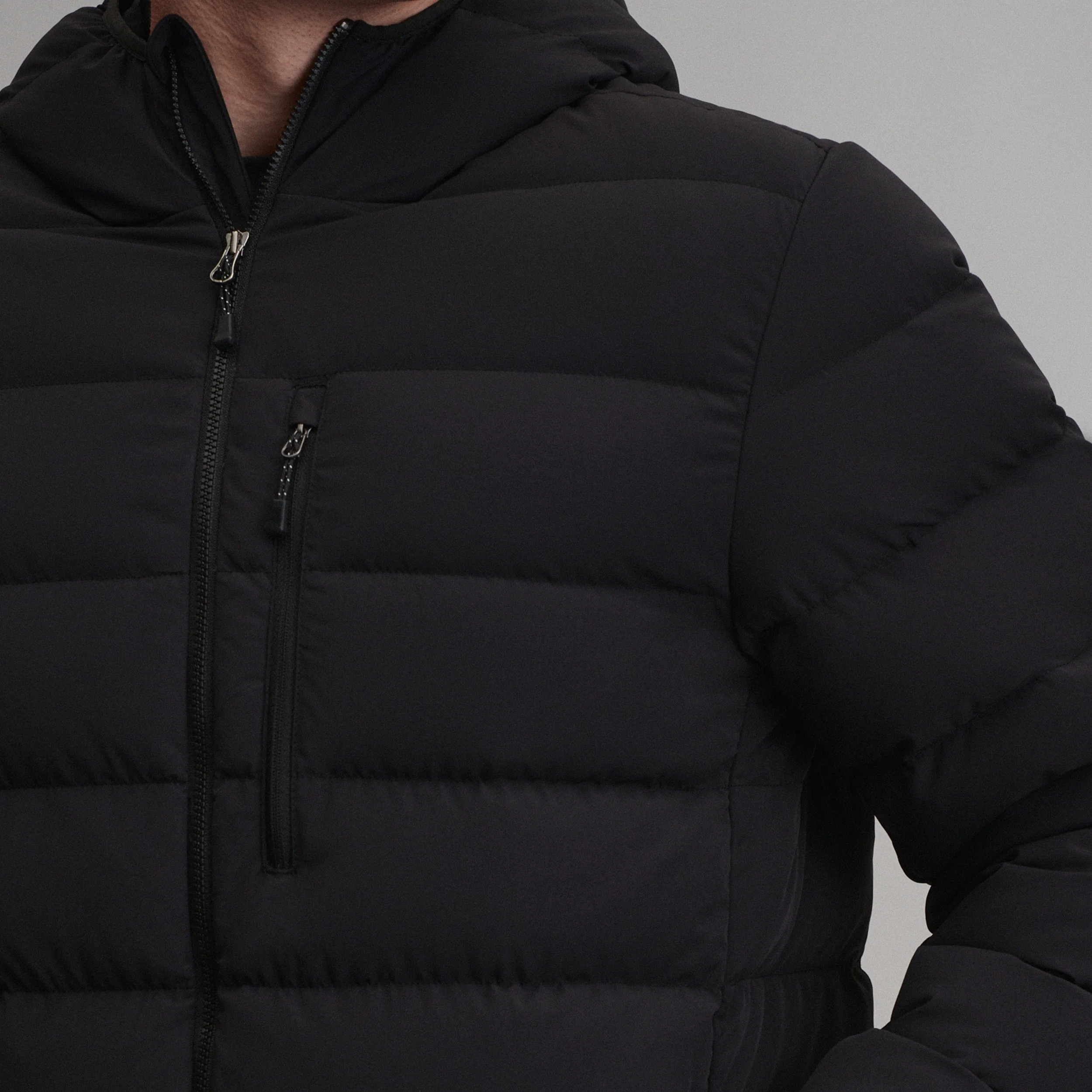 Men's EB Stretch Down Hooded Jacket