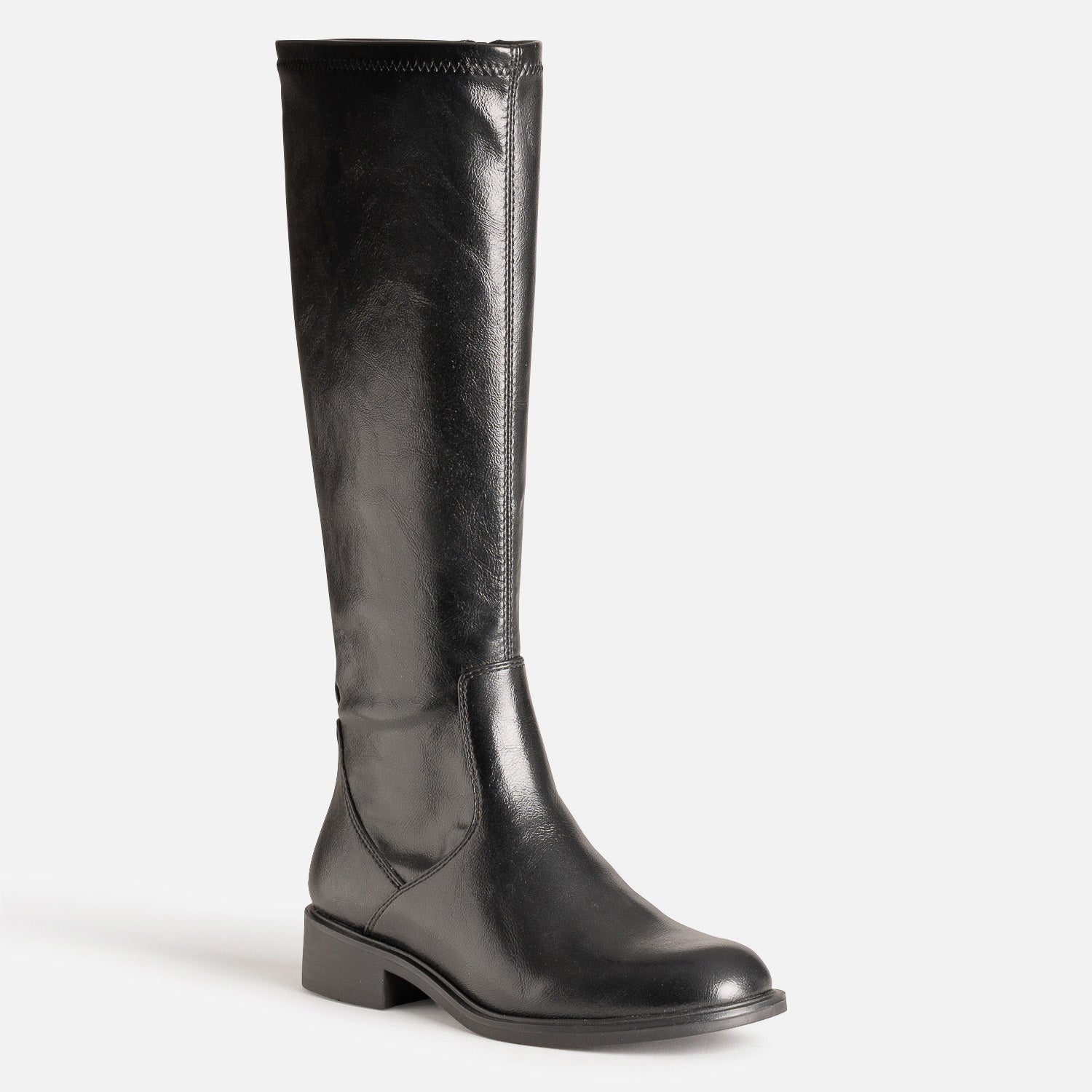 Botte noire forme cavalière