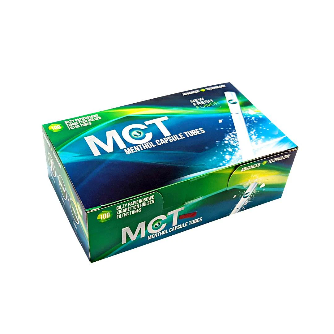 MCT Menthol Capsule Filter Tubes
