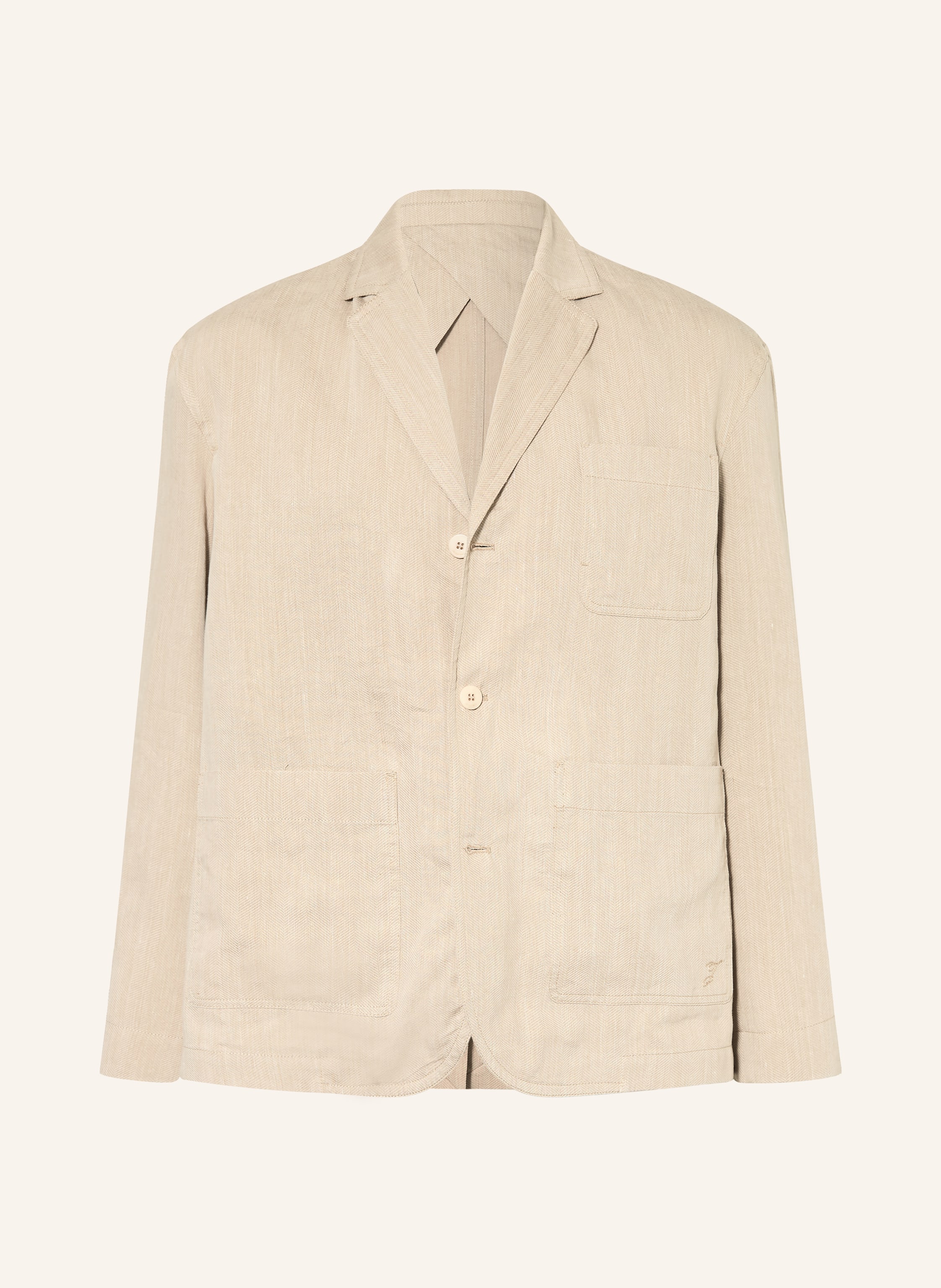 JACQUEMUS Overjacket LA VESTE PASTRO mit Leinen