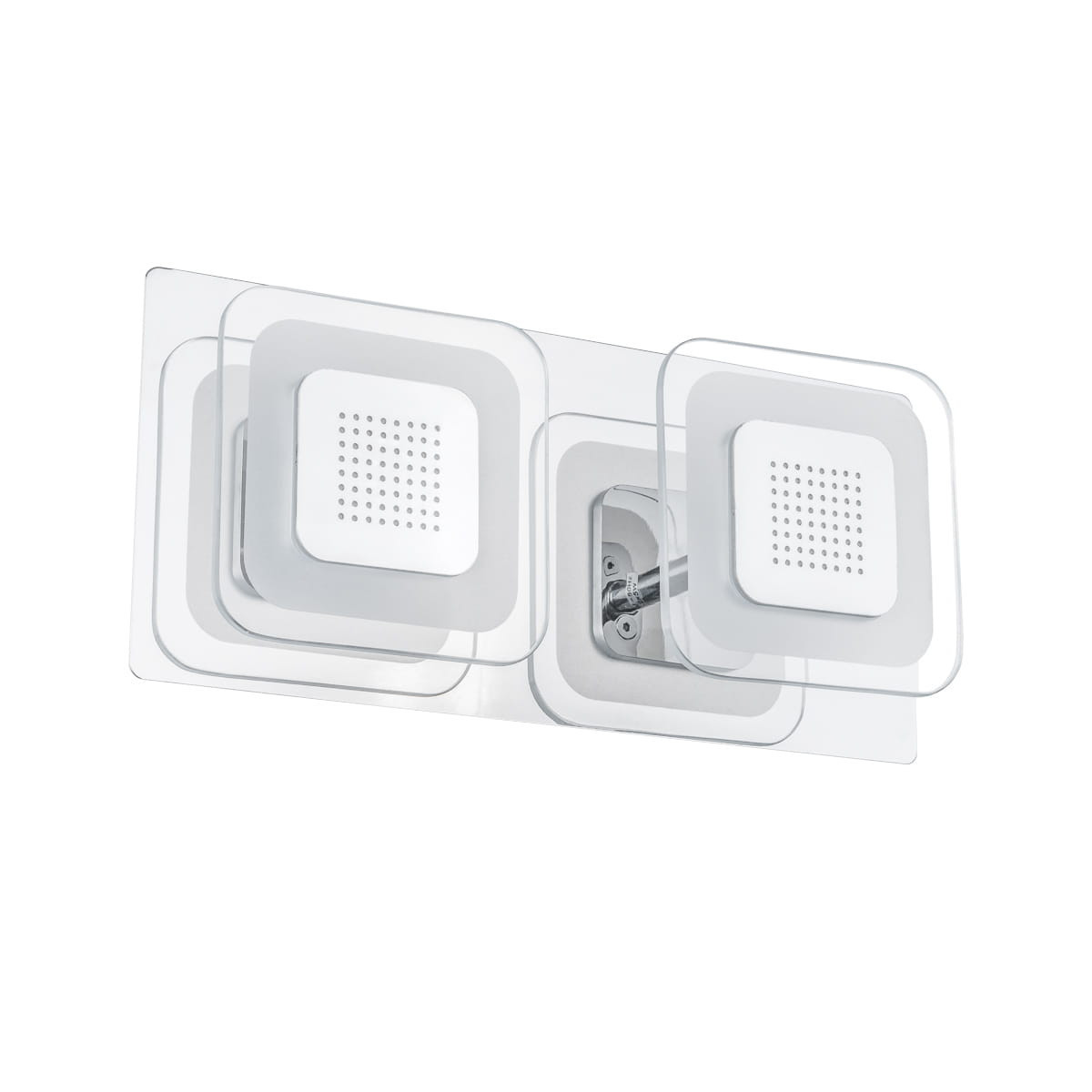 Kinkiet PRESTAsrebrny LED 2x10W 840lm wym:9,5x28x13cm IP20 Italux
