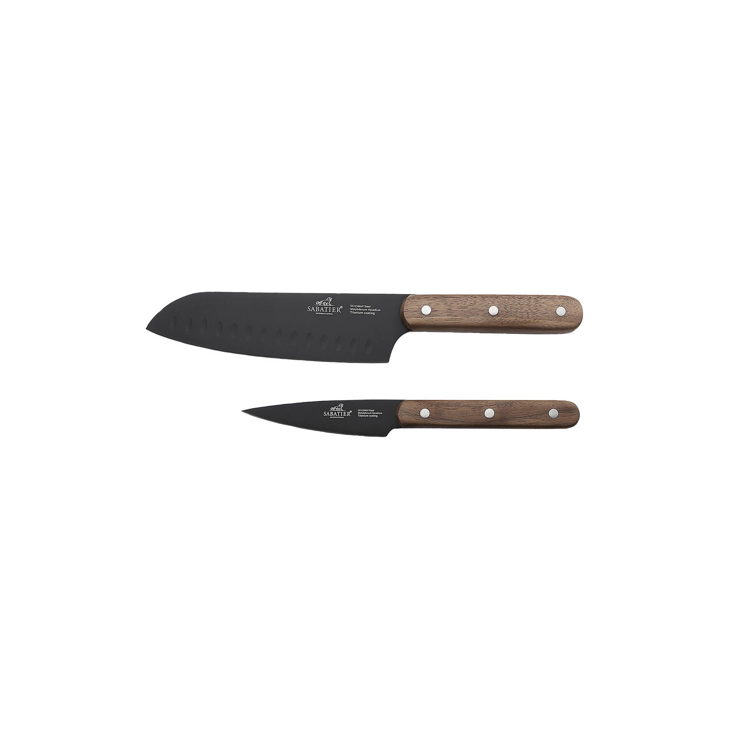 Phenix Walnut Knivs&aelig;t 2 dele