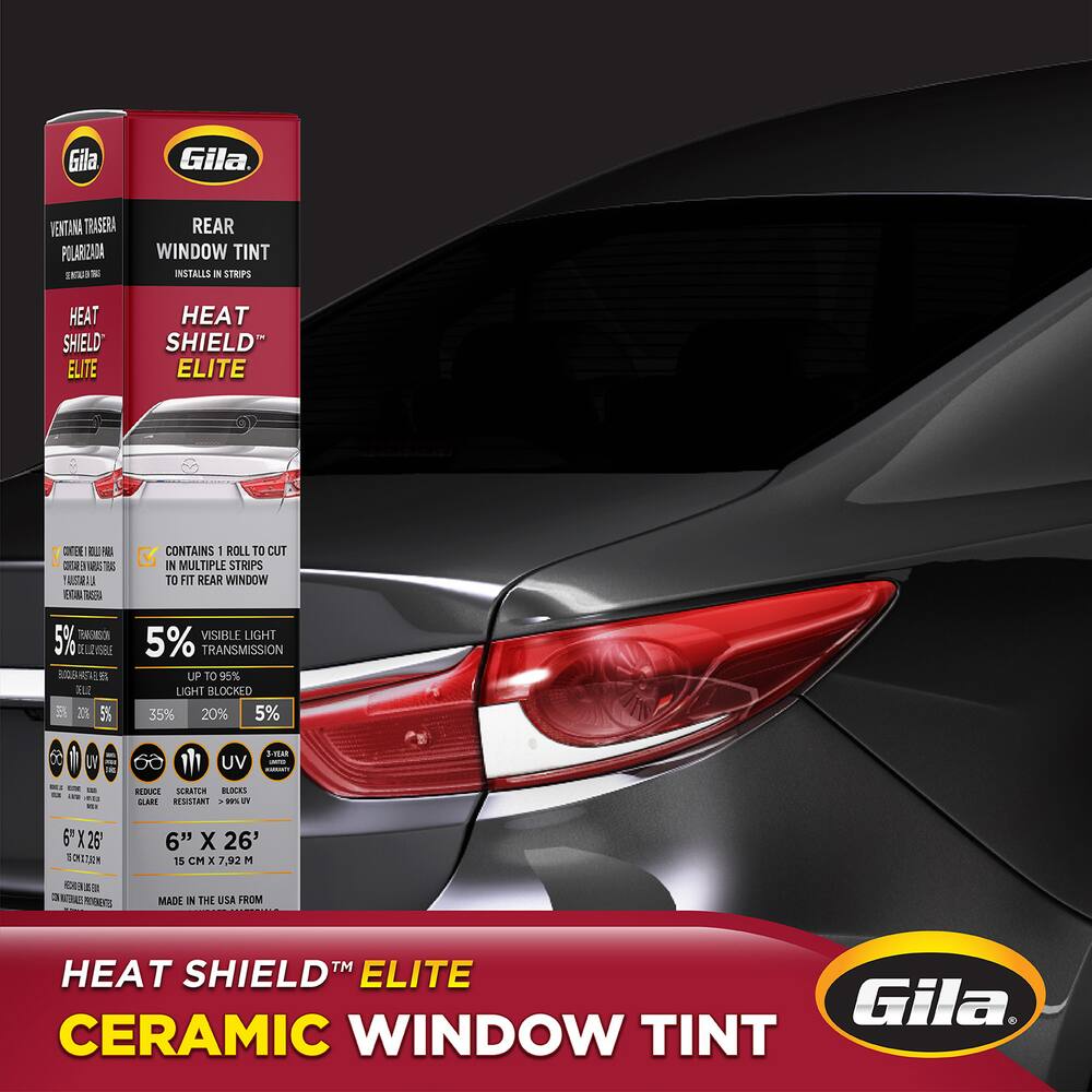 Gila Heat Shield Elite Ceramic 5% VLT Rear Window Tint