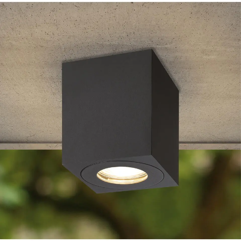 EGLO Torrecola Plafondlamp - GU10 - 9,5 cm - Zwart