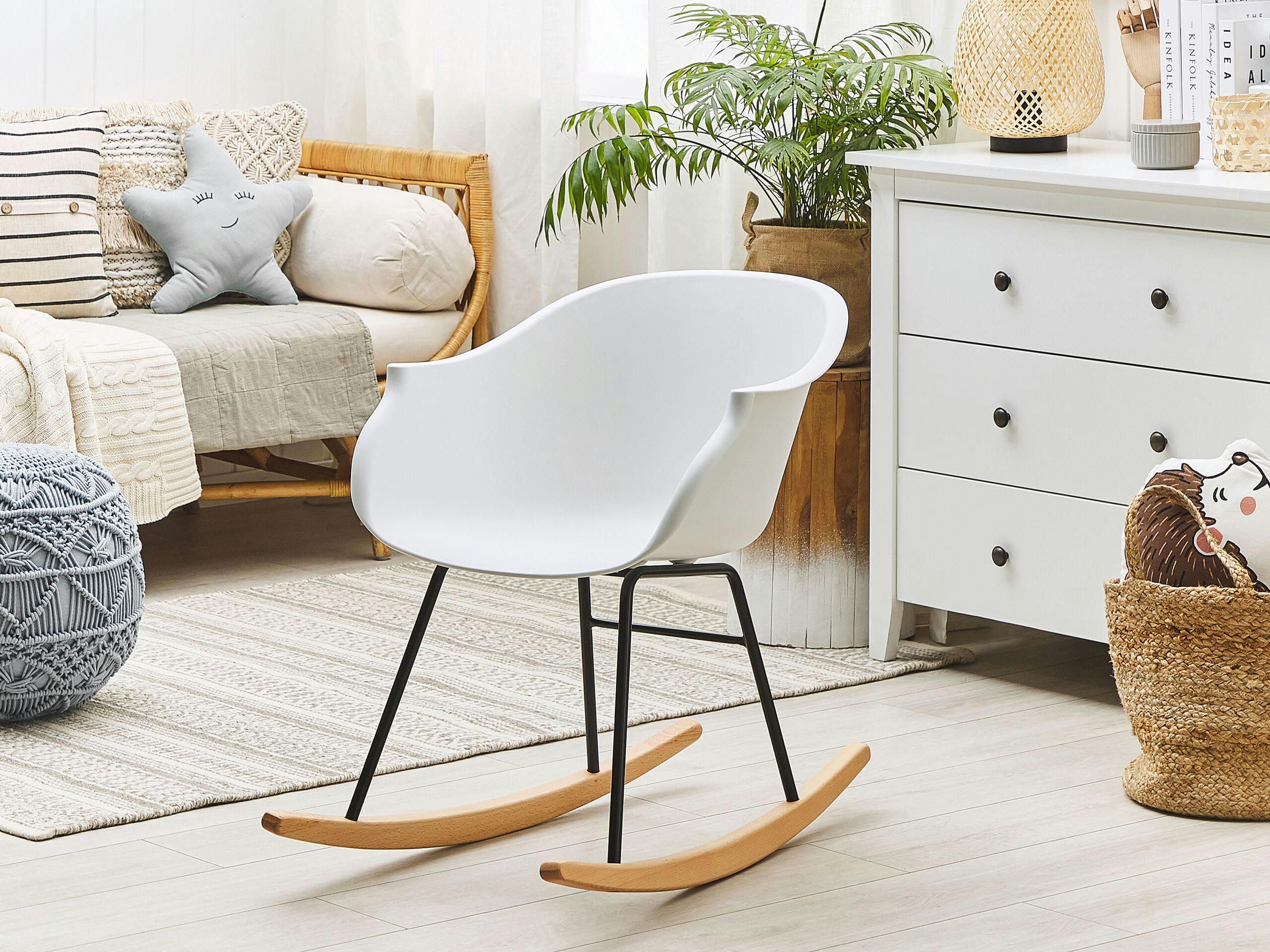 HARMONY - Chaise à bascule blanche