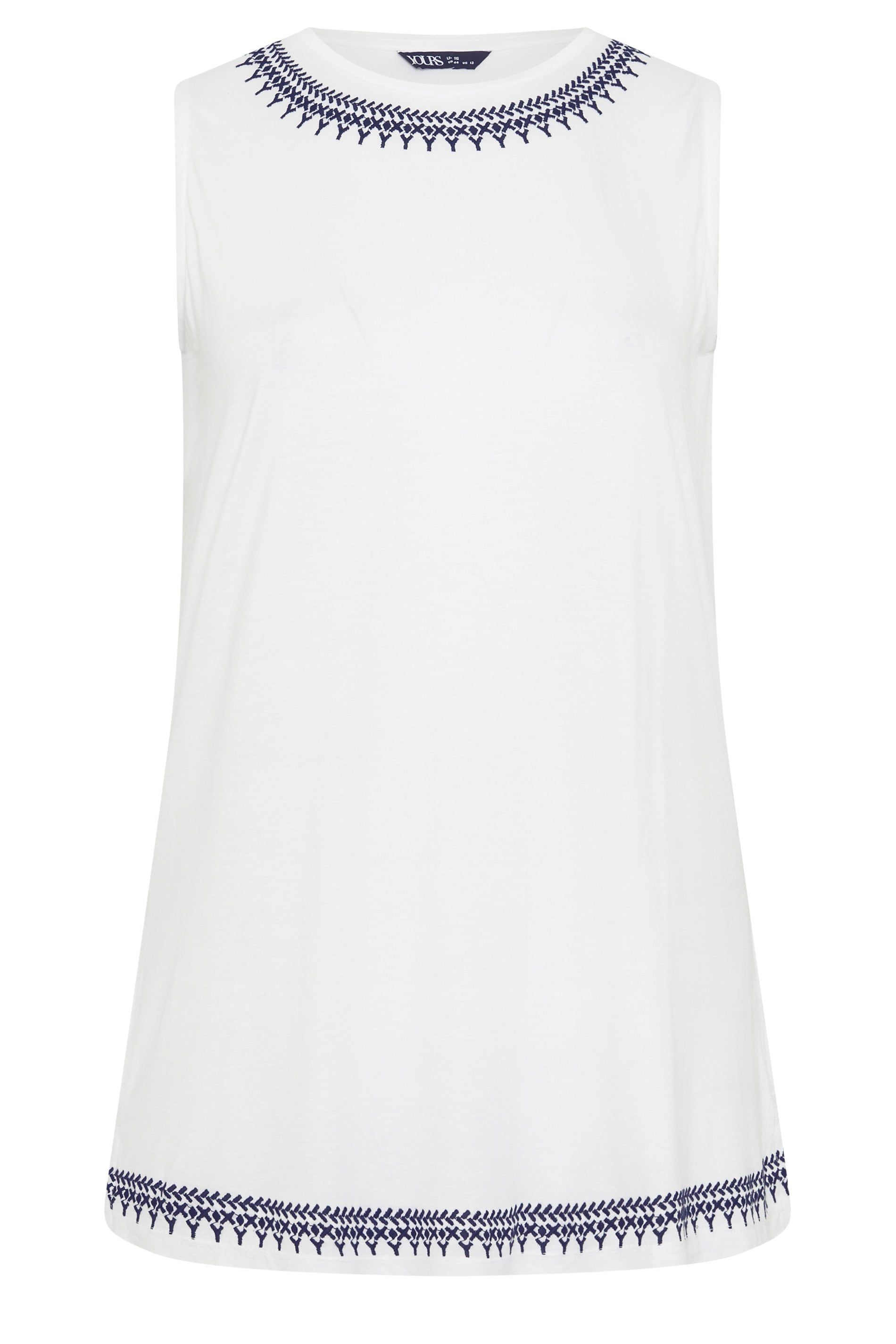 Yours Embroidered Jersey Vest