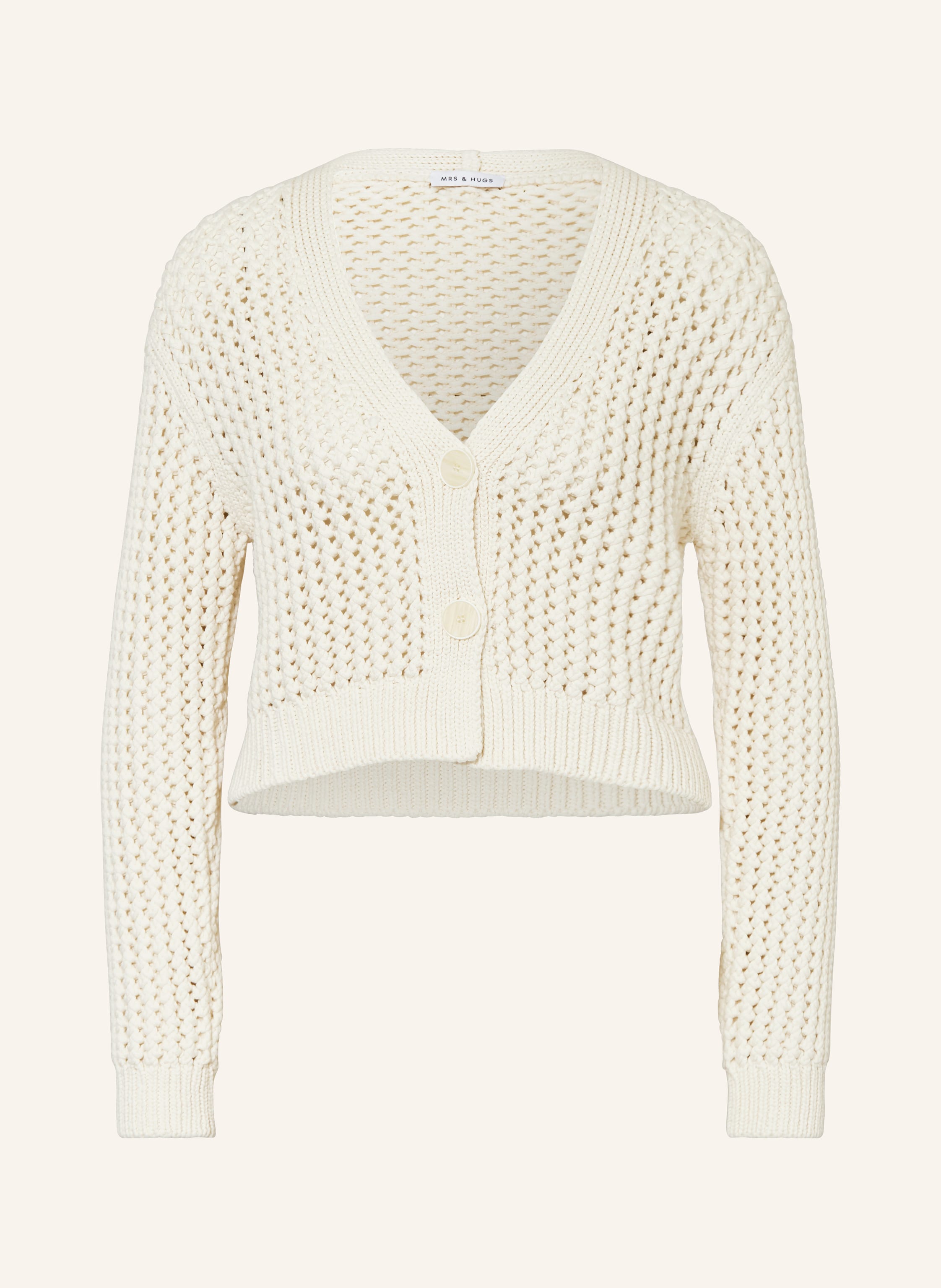 MRS & HUGS Cropped-Strickjacke
