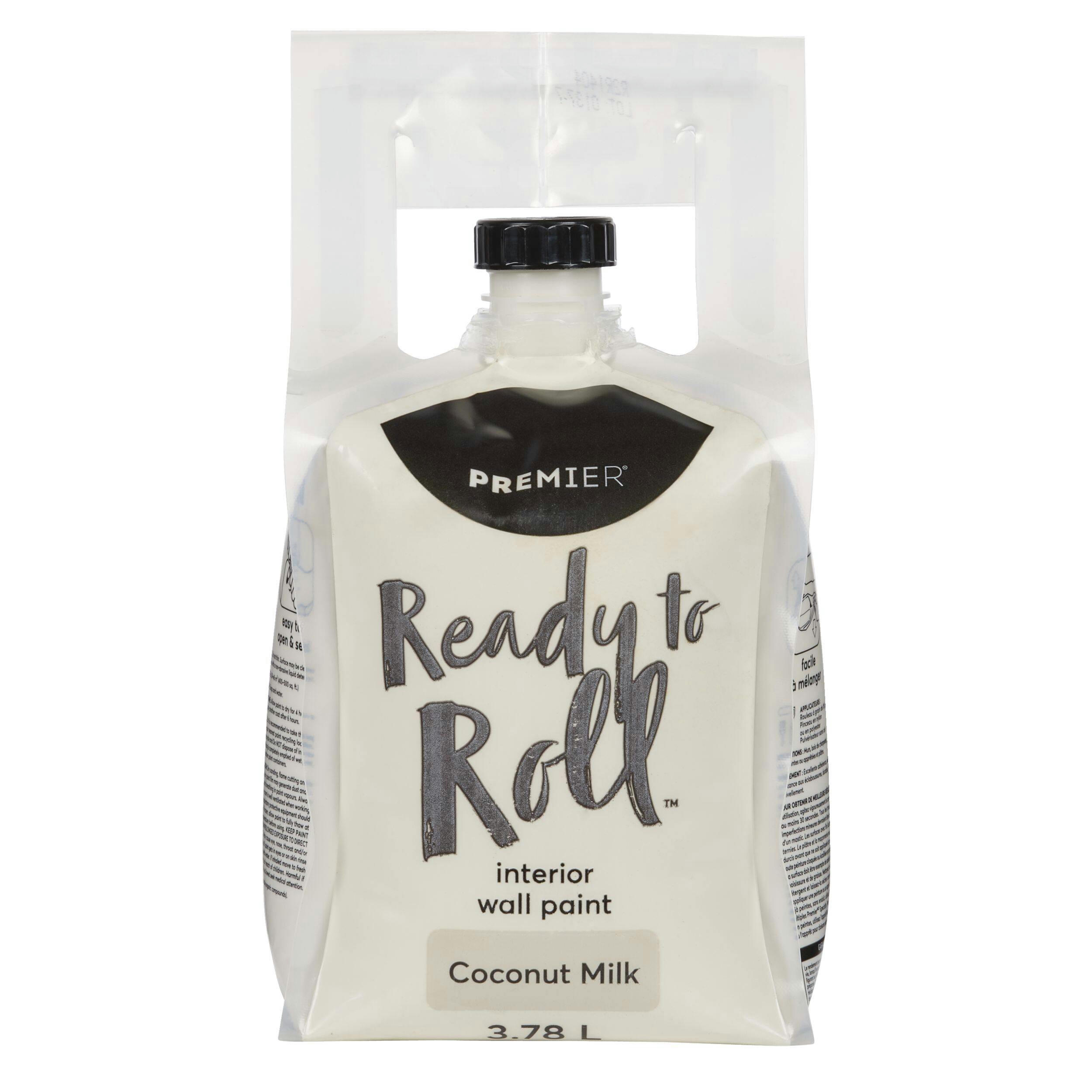 Premier Ready To Roll Interior Wall Paint, Eggshell, Coconut Milk, 3.78-L/1-Gallon