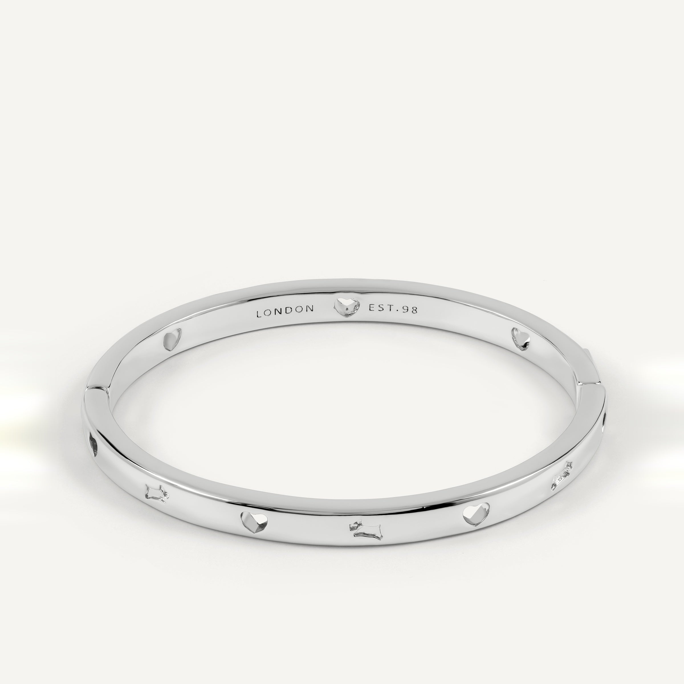 The Camden - Cut Out Heart And Dog Bangle
