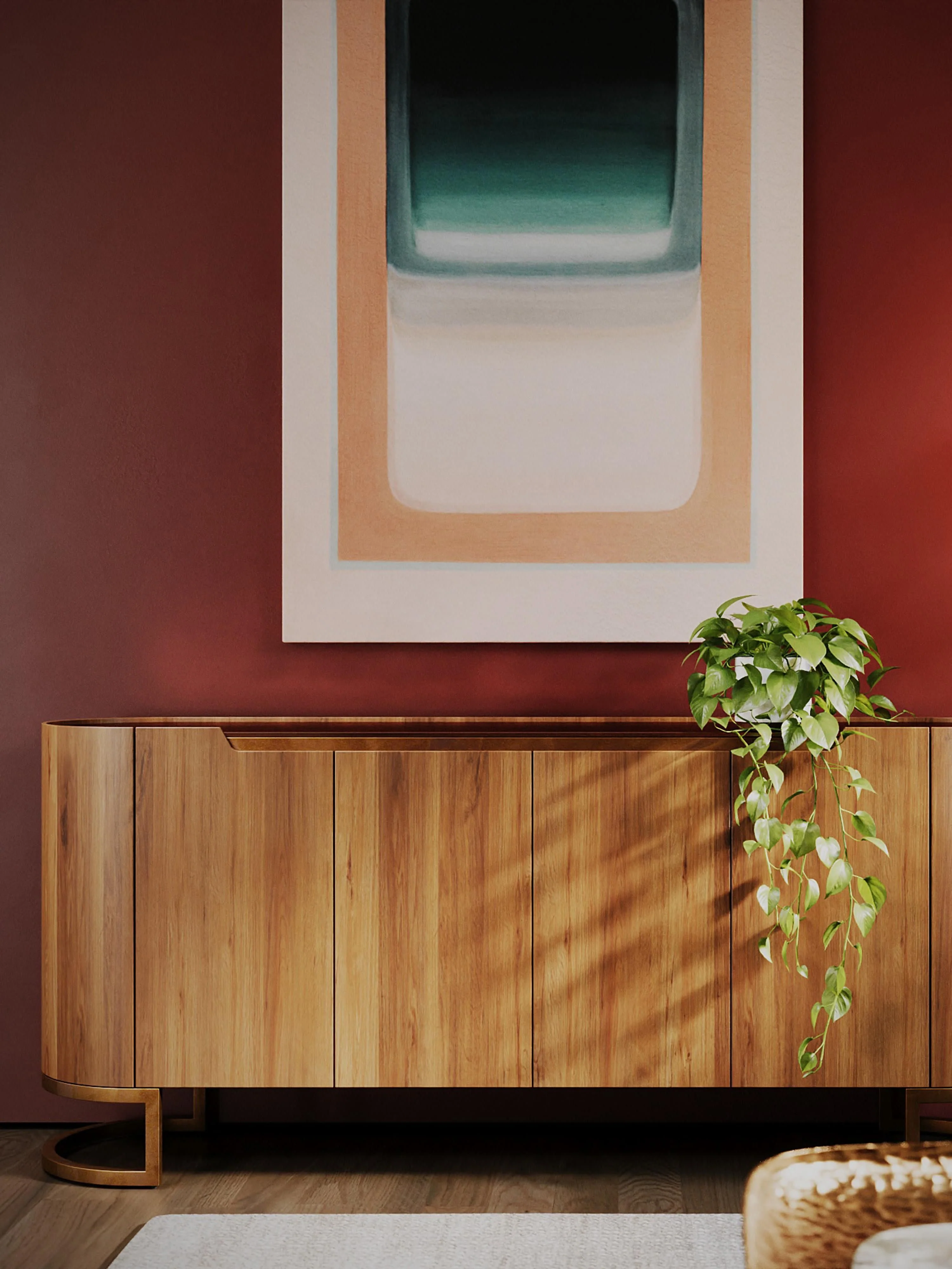 Sideboard Giorgio aus Walnussholz