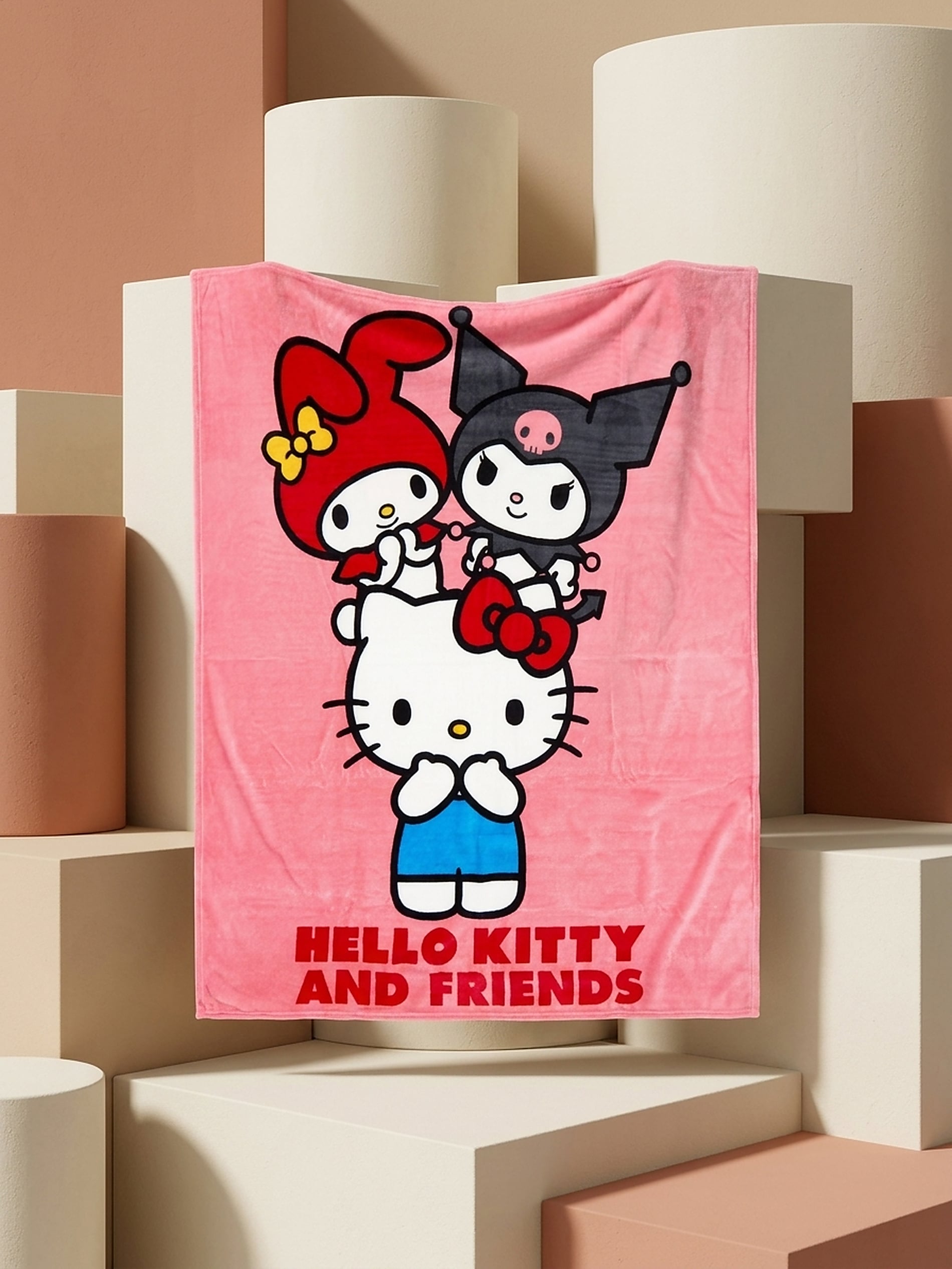 Koc z nadrukiem Hello Kitty