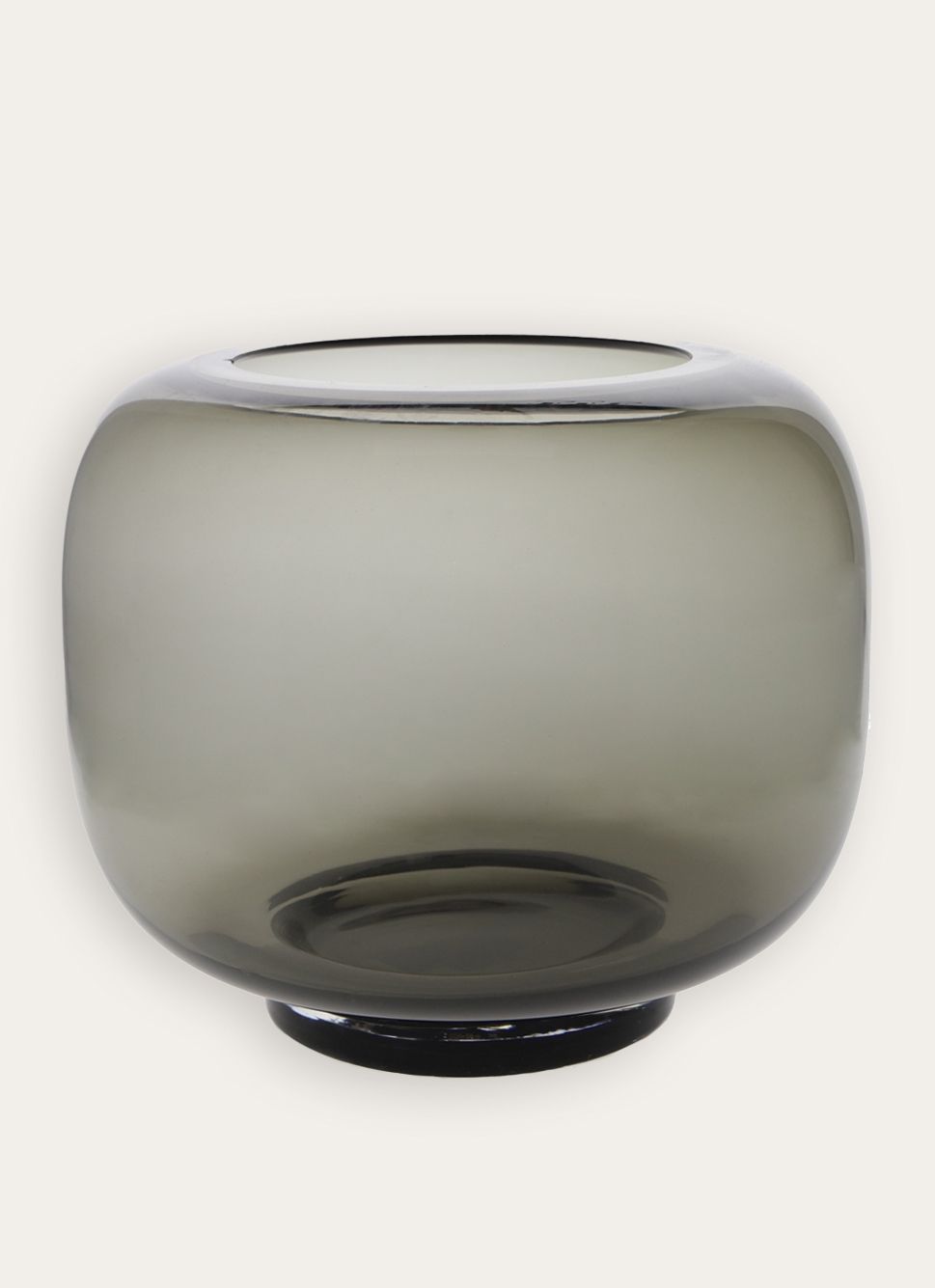 VASE EN VERRE TRANSPARENT MULTIFONCTIONNEL GRIS TRANSPARENT