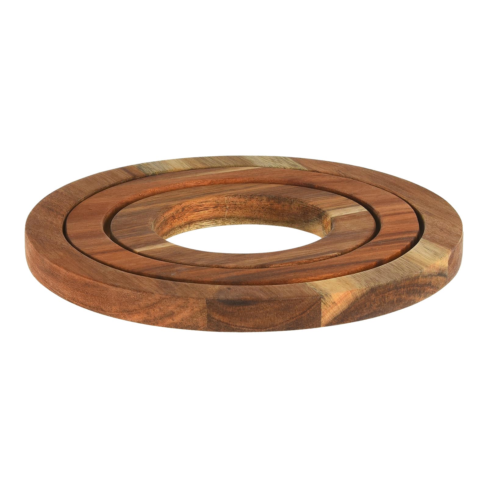 Topfuntersetzer-Set Ring Braun, 3 -tlg.