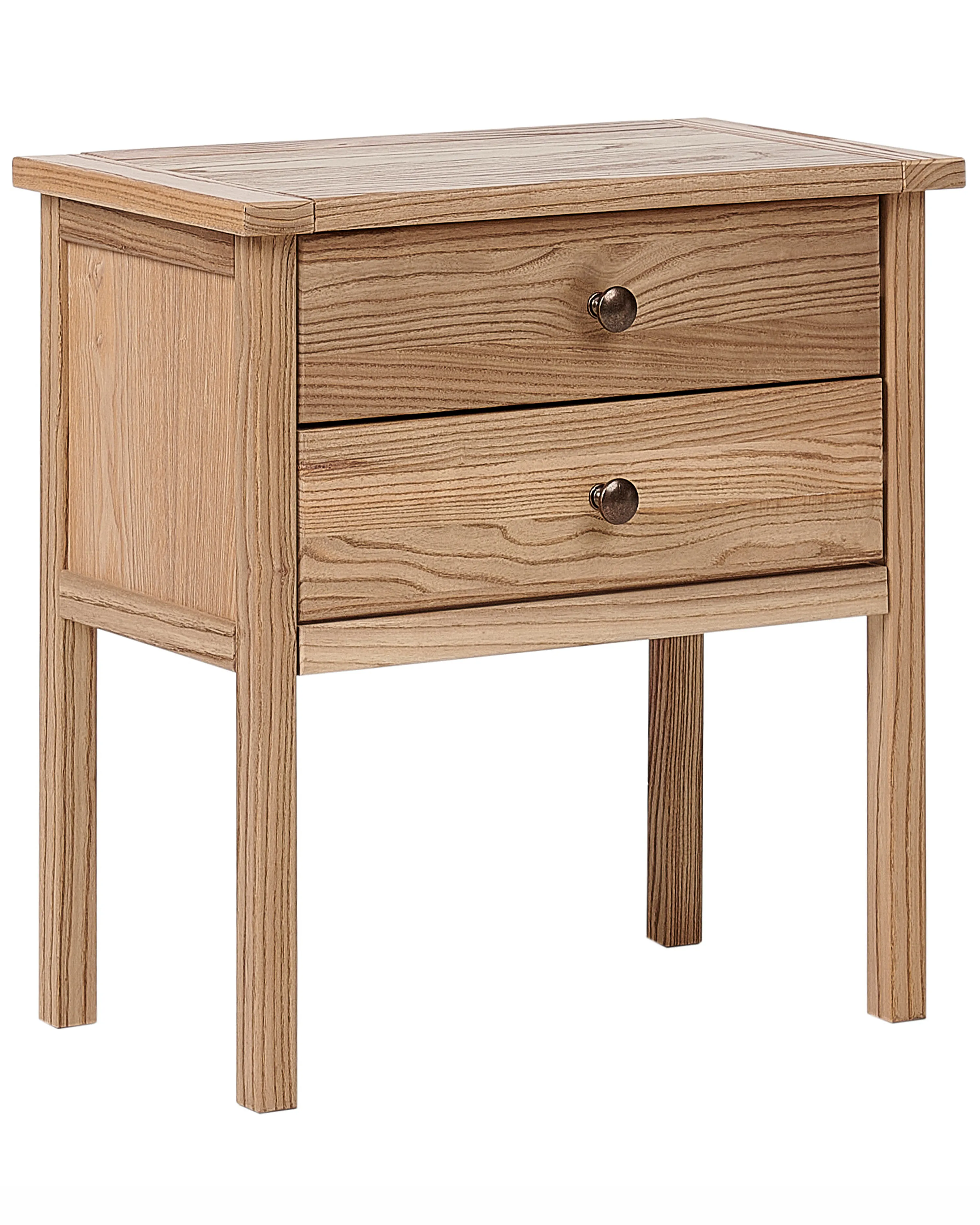 Bookcase SALTON Sassafras Wood 179 cm Brown