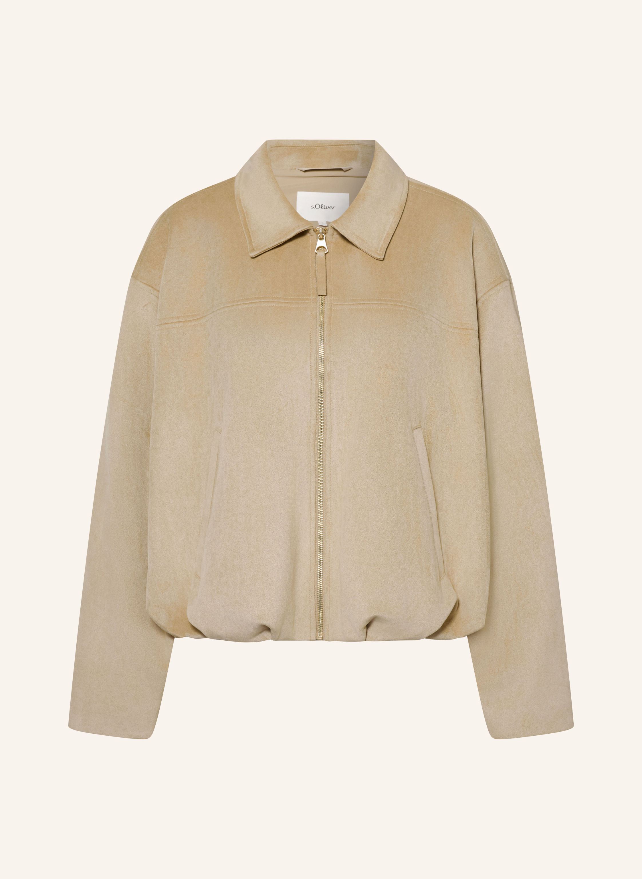 s.Oliver Blouson in Lederoptik
