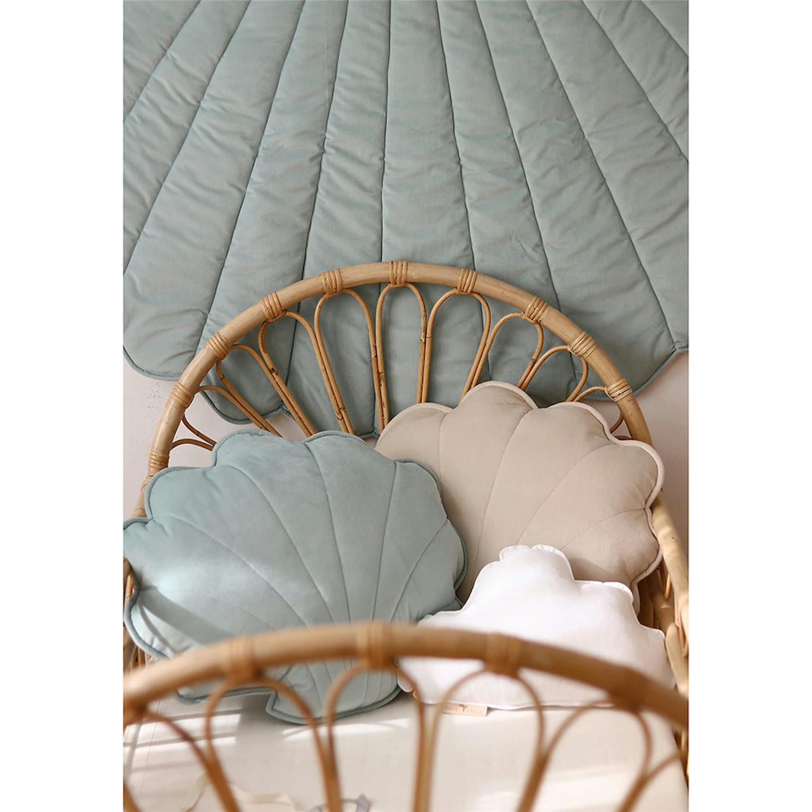 SEA STORIES - Tapis enfant Velours Vert