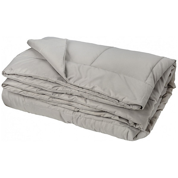 Dessus de lit polyester microfibre 160x240 cm LAZY beige galet 150g/m2