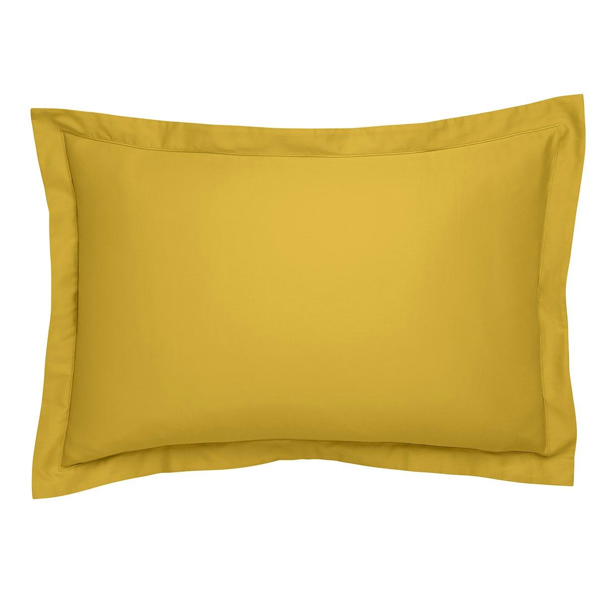 PARTITION - Taie d'oreiller   Satin de coton Coloris Curry 65x65 cm - DODO
