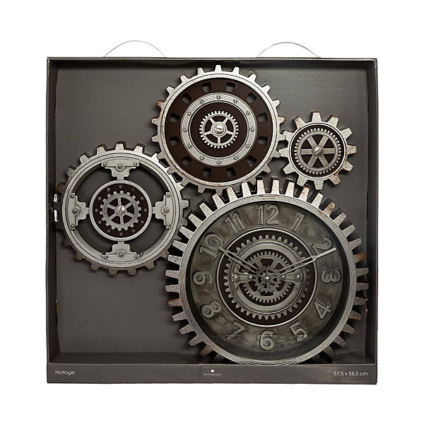 Horloge multi-mécanique 57x58 cm - Atmosphera