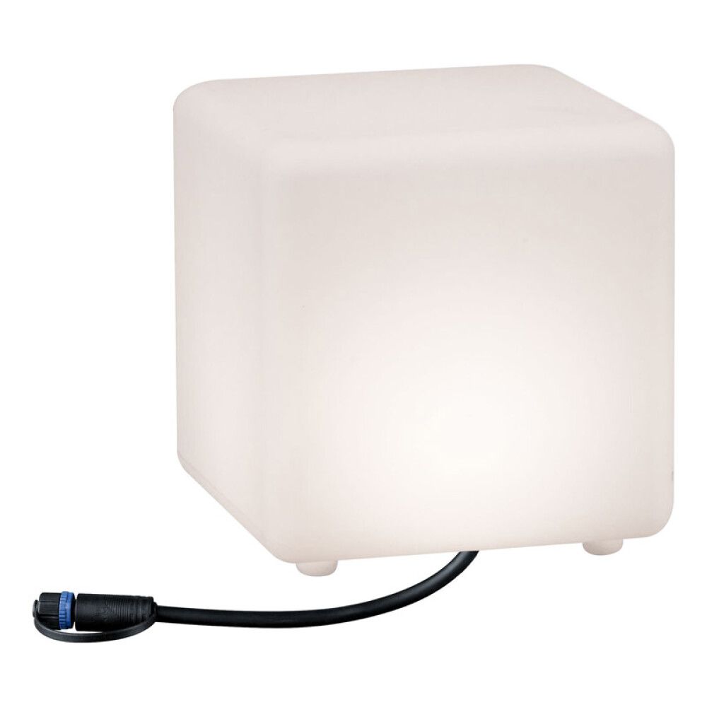 HAGEBELYSNING PAULMANN OUTDOOR PLUG & SHINE HVIT