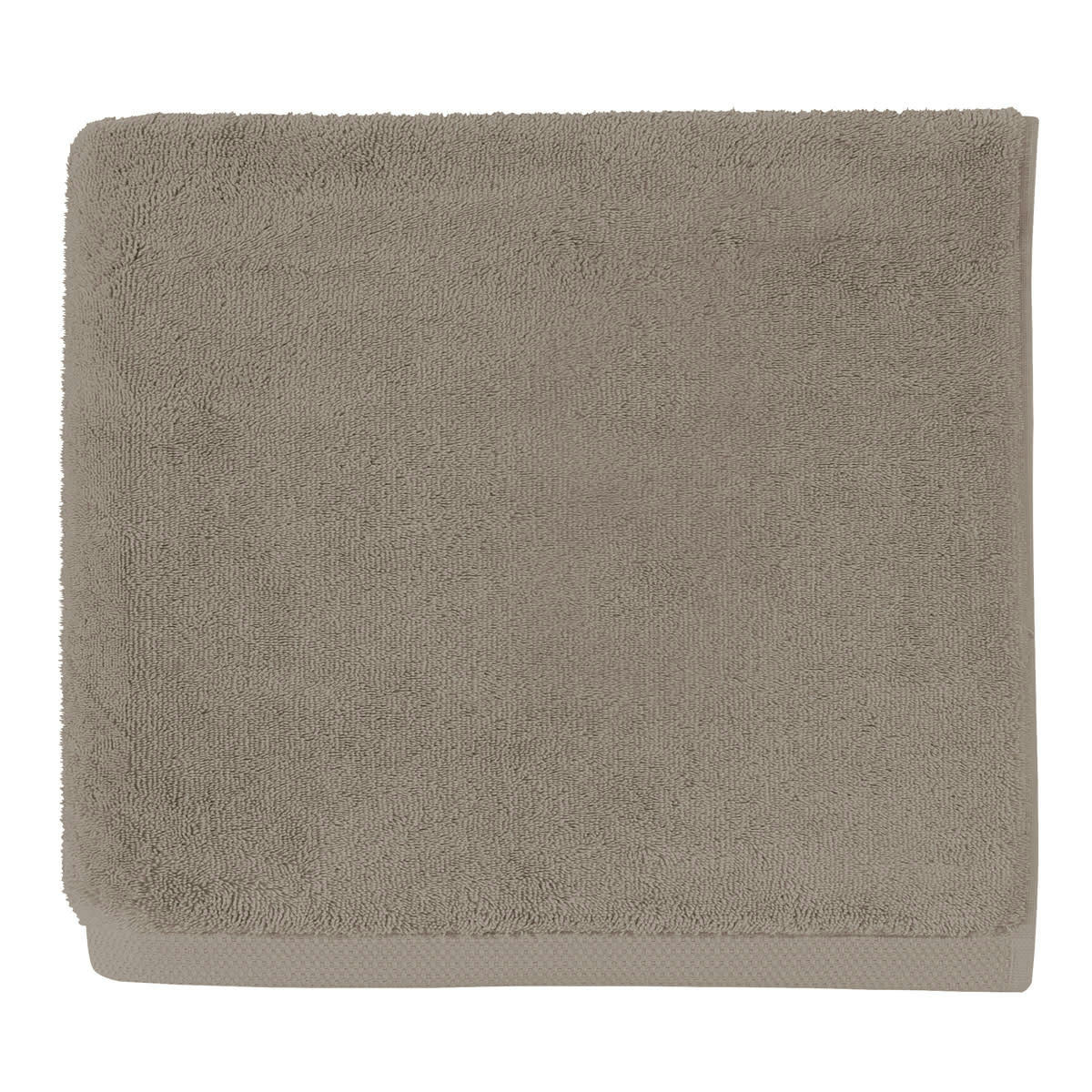 ESSENTIEL - Drap de bain en coton taupe 100x160