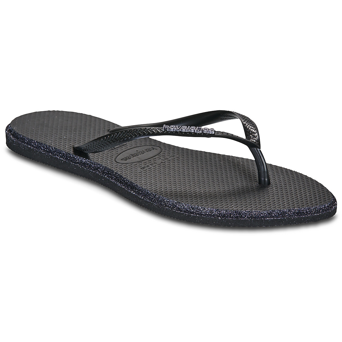 Havaianas - SLIM POINT GLITTER - Black