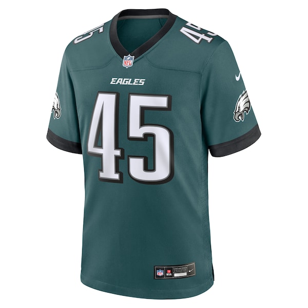 Ogbonnia Okoronkwo Philadelphia Eagles Nike Team Game Jersey - Midnight Green