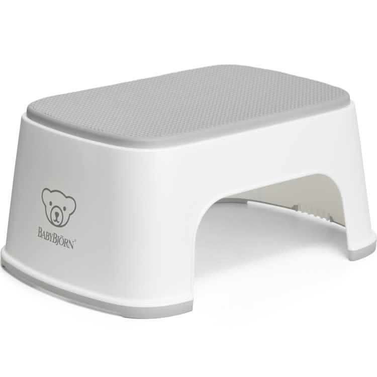 - Marche pied Gris et blanc