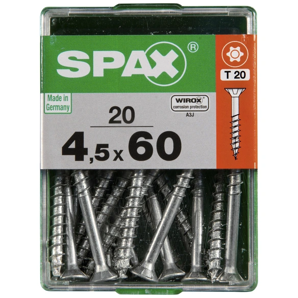 Universalschraube, T-STAR plus, 20 Stk., 4,5 x 60 mm
