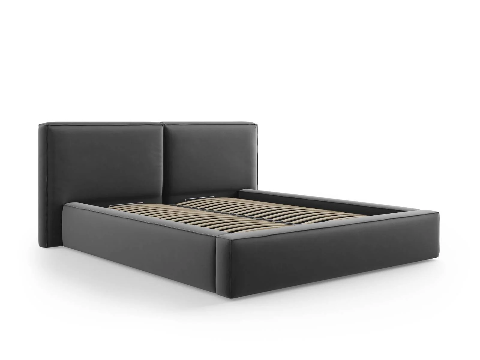 Bedframe Jodie met opbergruimte velvet 160 x 200 cm