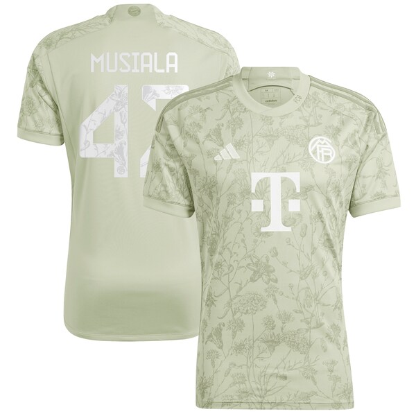 Jamal Musiala Bayern Munich adidas 2023/24 Oktoberfest Replica Player Jersey - Green/White