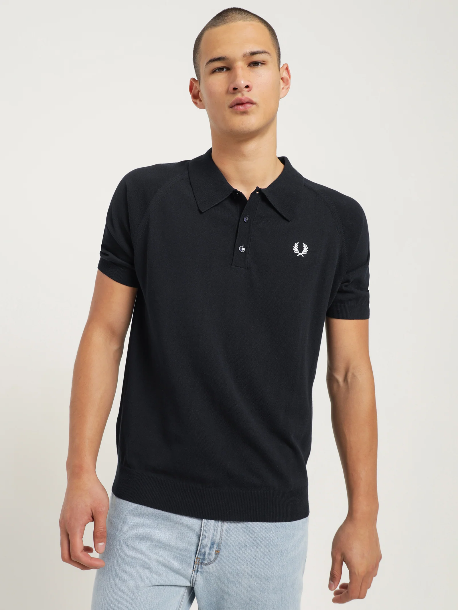 Raglan Sleeve Knitted T-Shirt