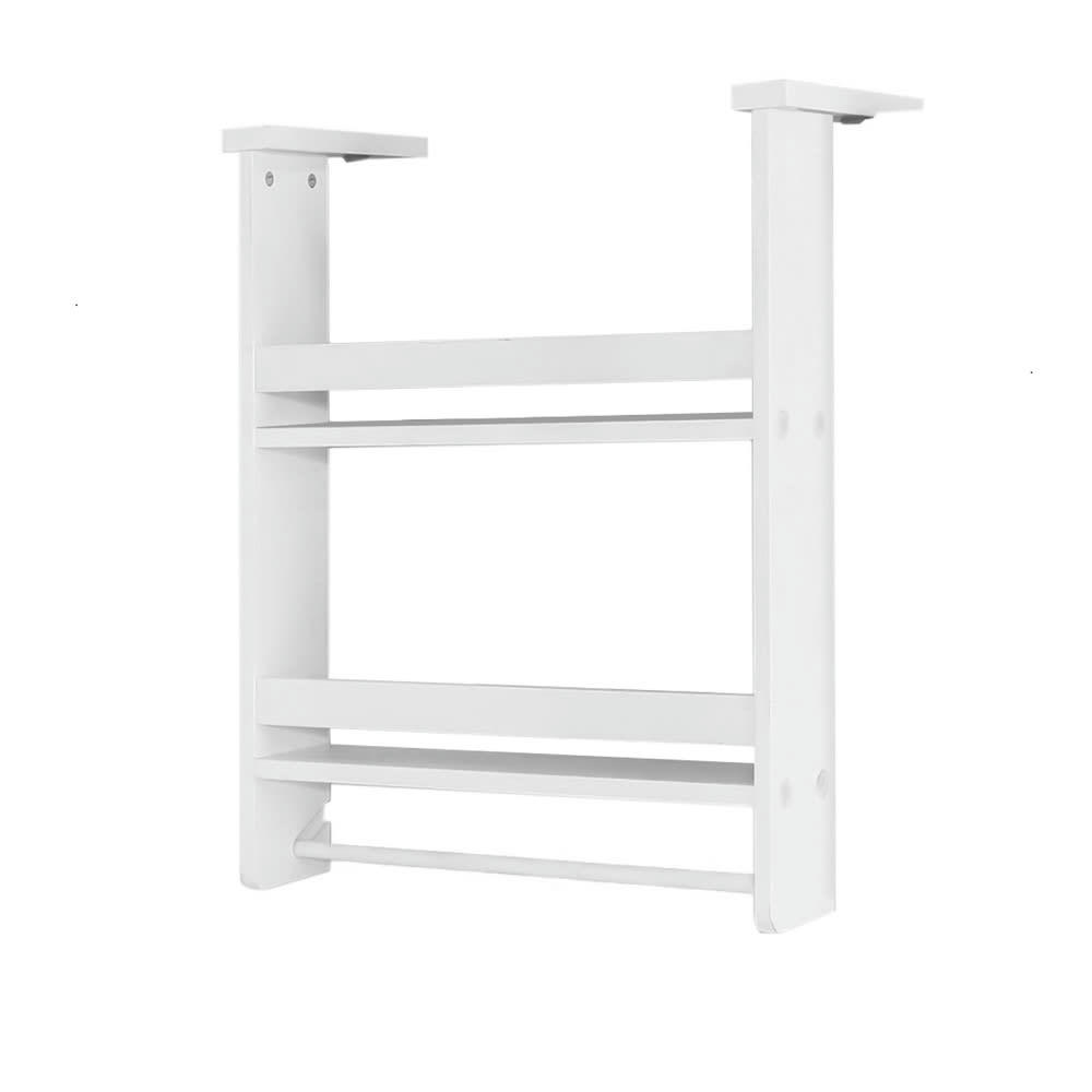 - Étagère à suspendre effet bois blanc