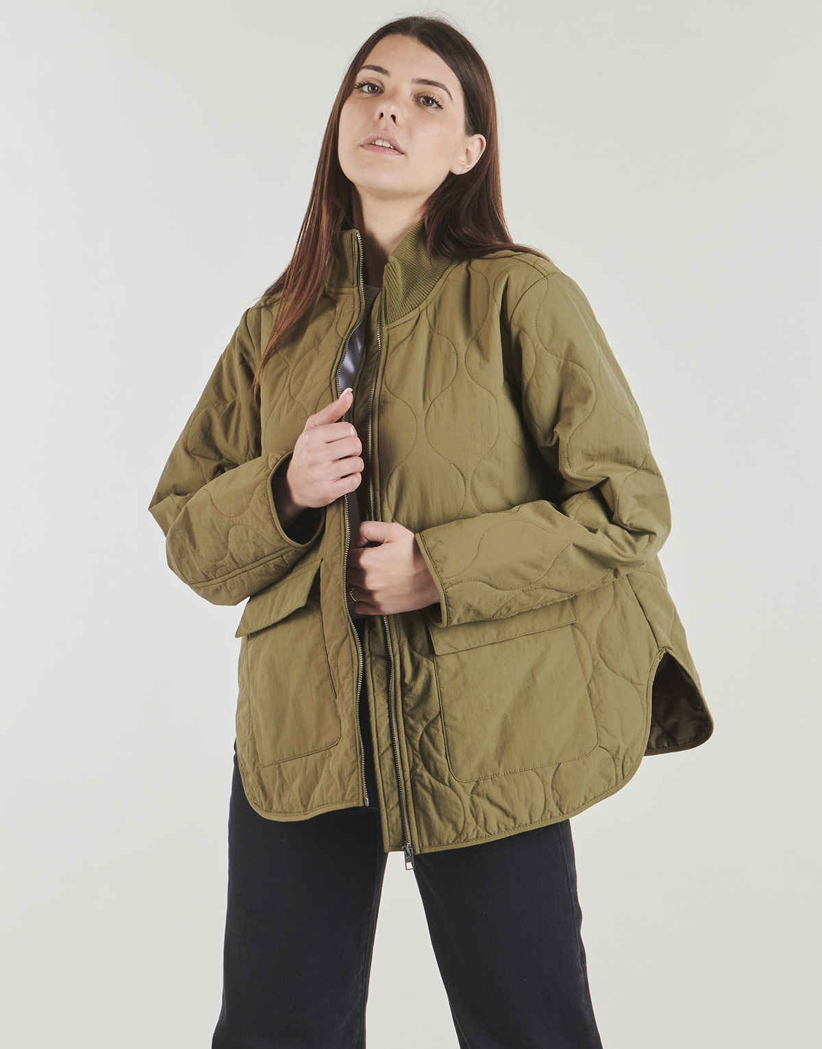 JDY - JDYRAYA QUILT OVERSIZE - Kaki