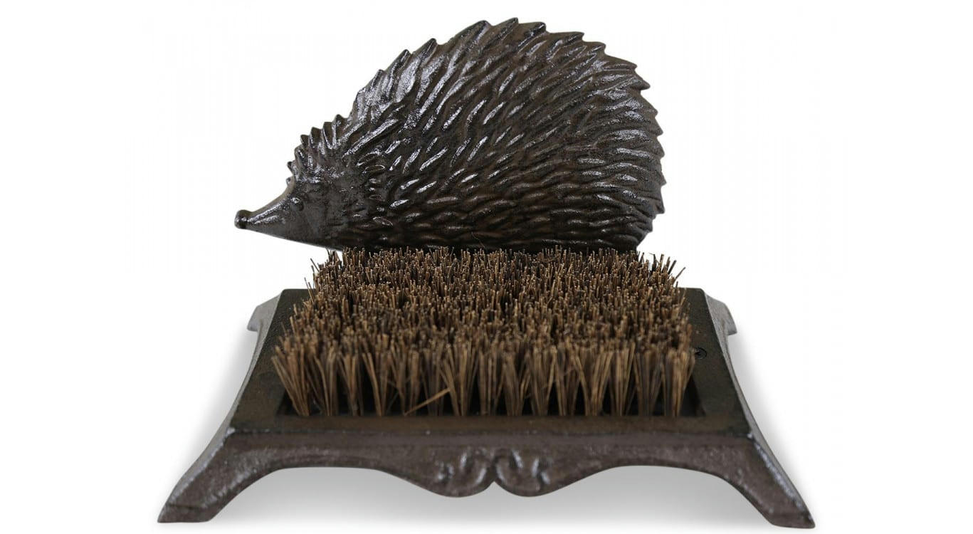 - Gratte-Pied Fonte Marron 25.5x16x15.5cm