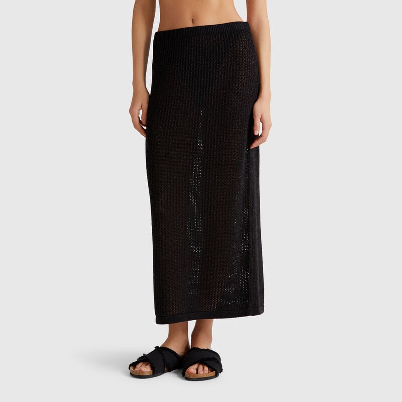 Knit tricot skirt