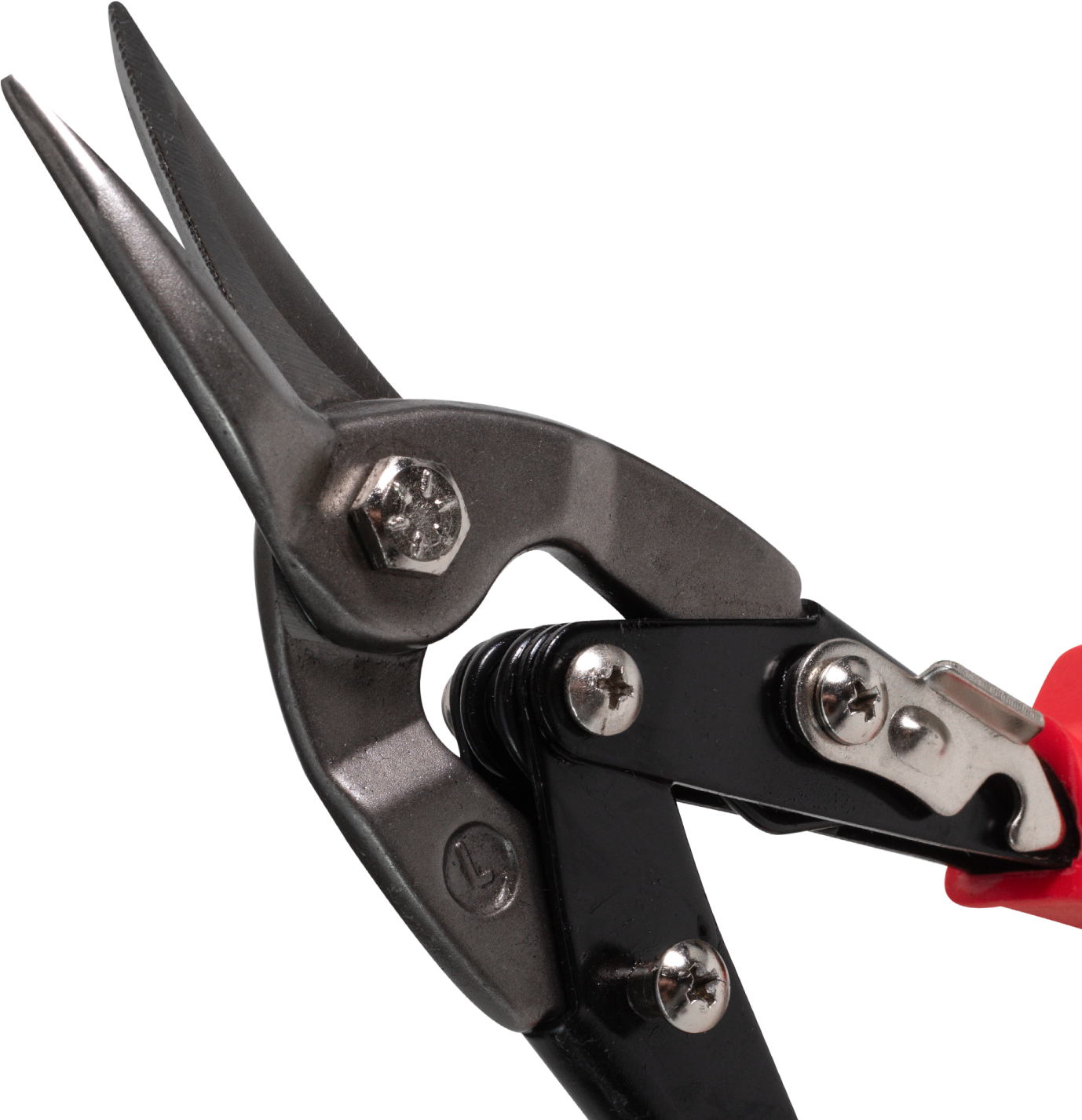 Nożyce do blachy czerwone - lewe STALCO S-16301