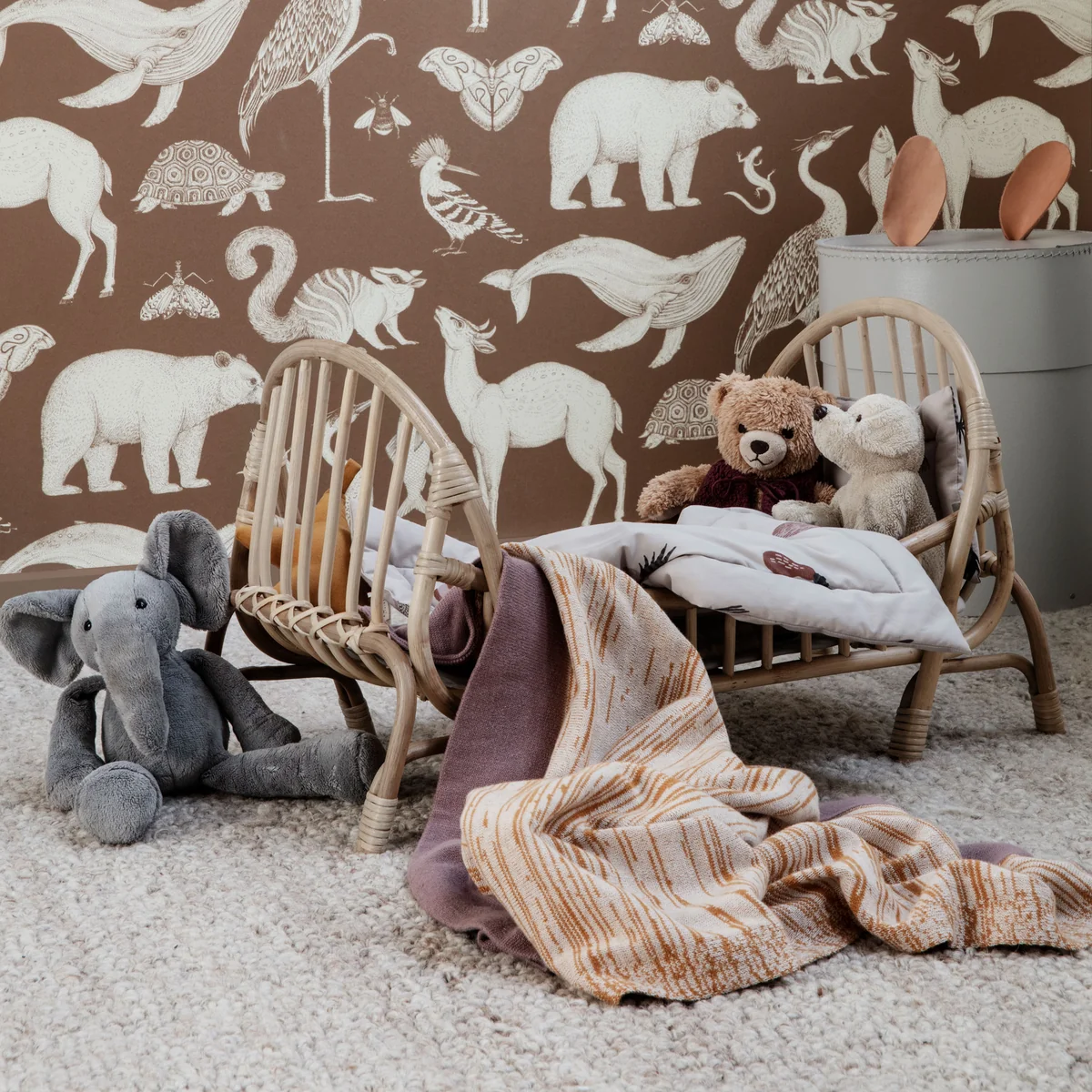 Ferm Living - Kuku Puppenbett, natur
