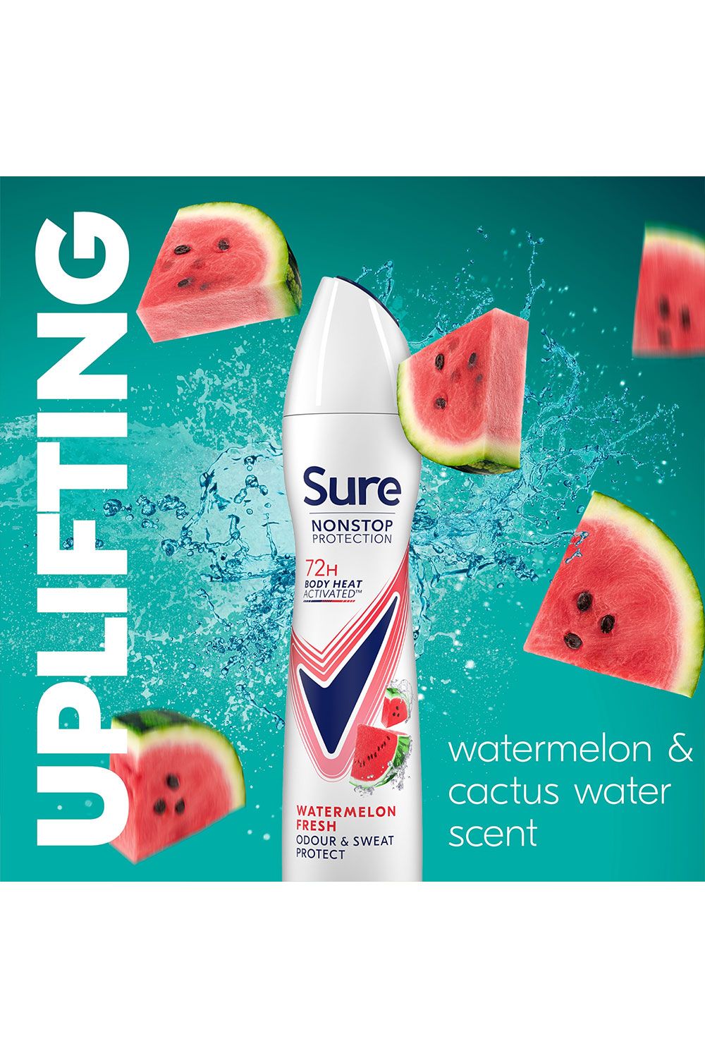Sure Women 'Antiperspirant' 72H Protection Fresh Advance Deo, 3x250ml