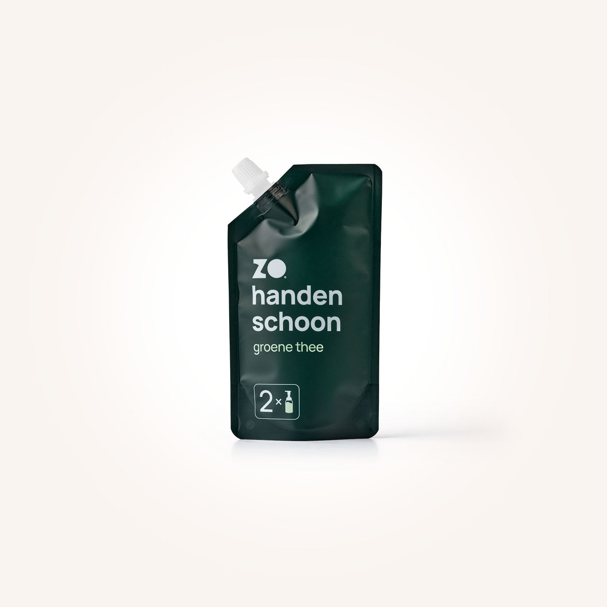 ZO handen schoon navulzak groene thee (2 navullingen)