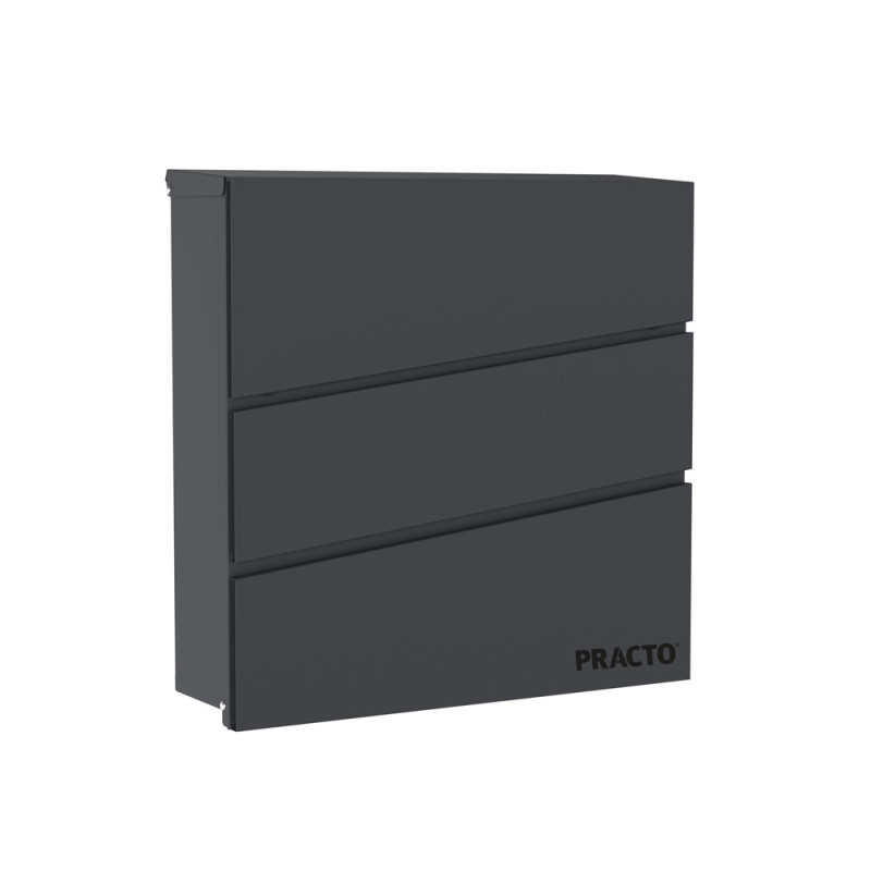 Boite aux lettres Dijon anthracite PRACTO GARDEN