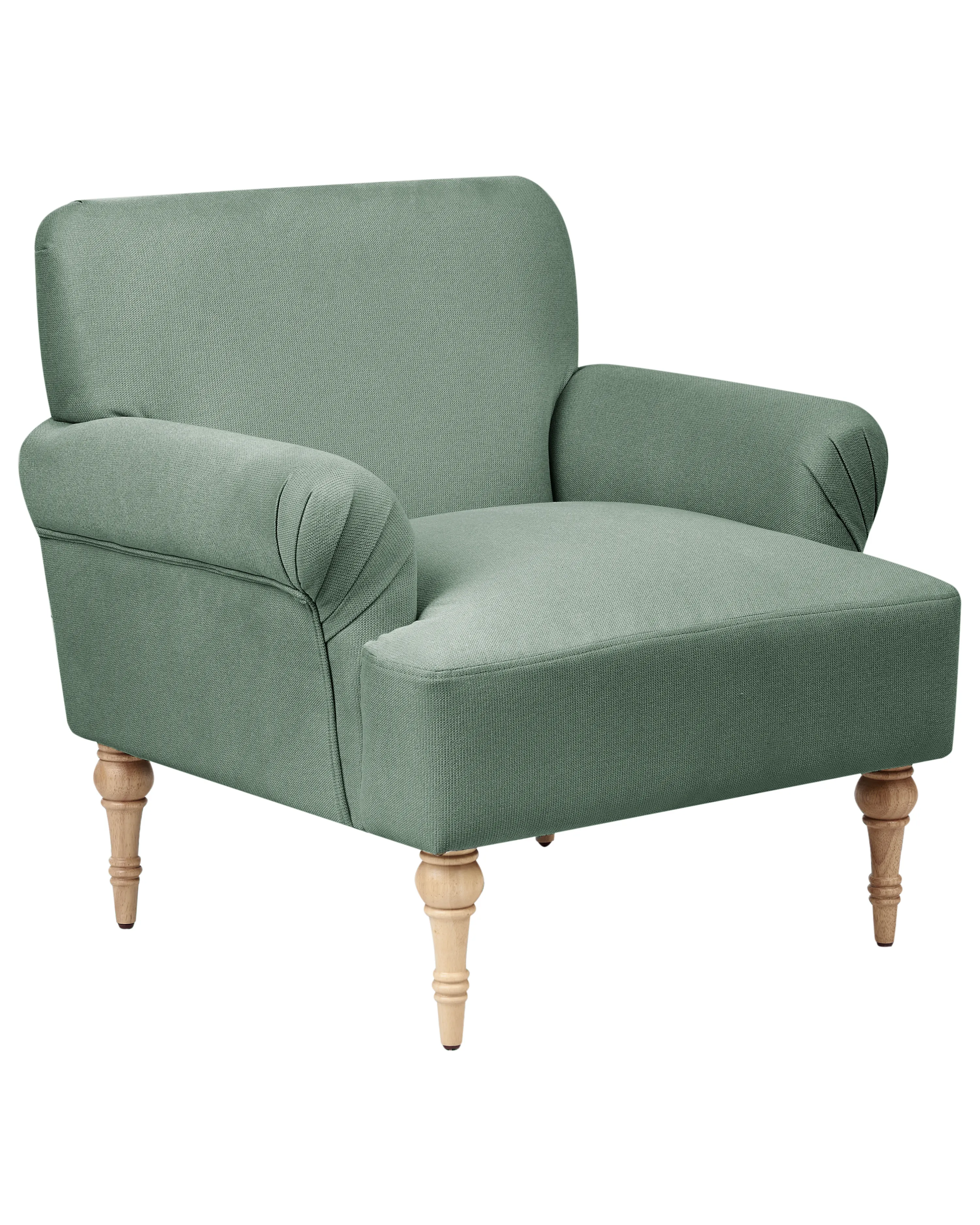 Armchair FREDROS Fabric Light Green