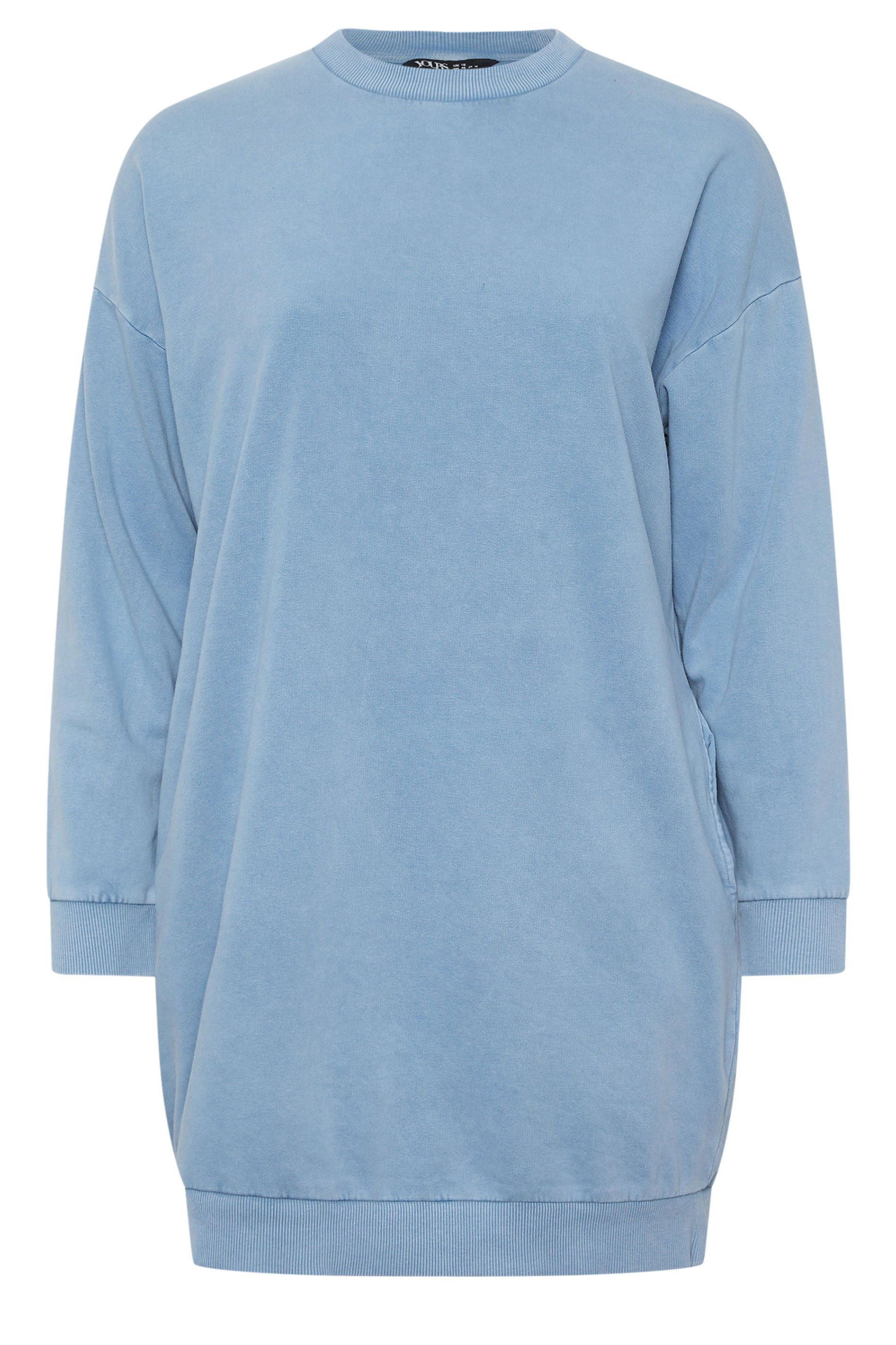 Yours Crew Neck Sweatshirt Dress