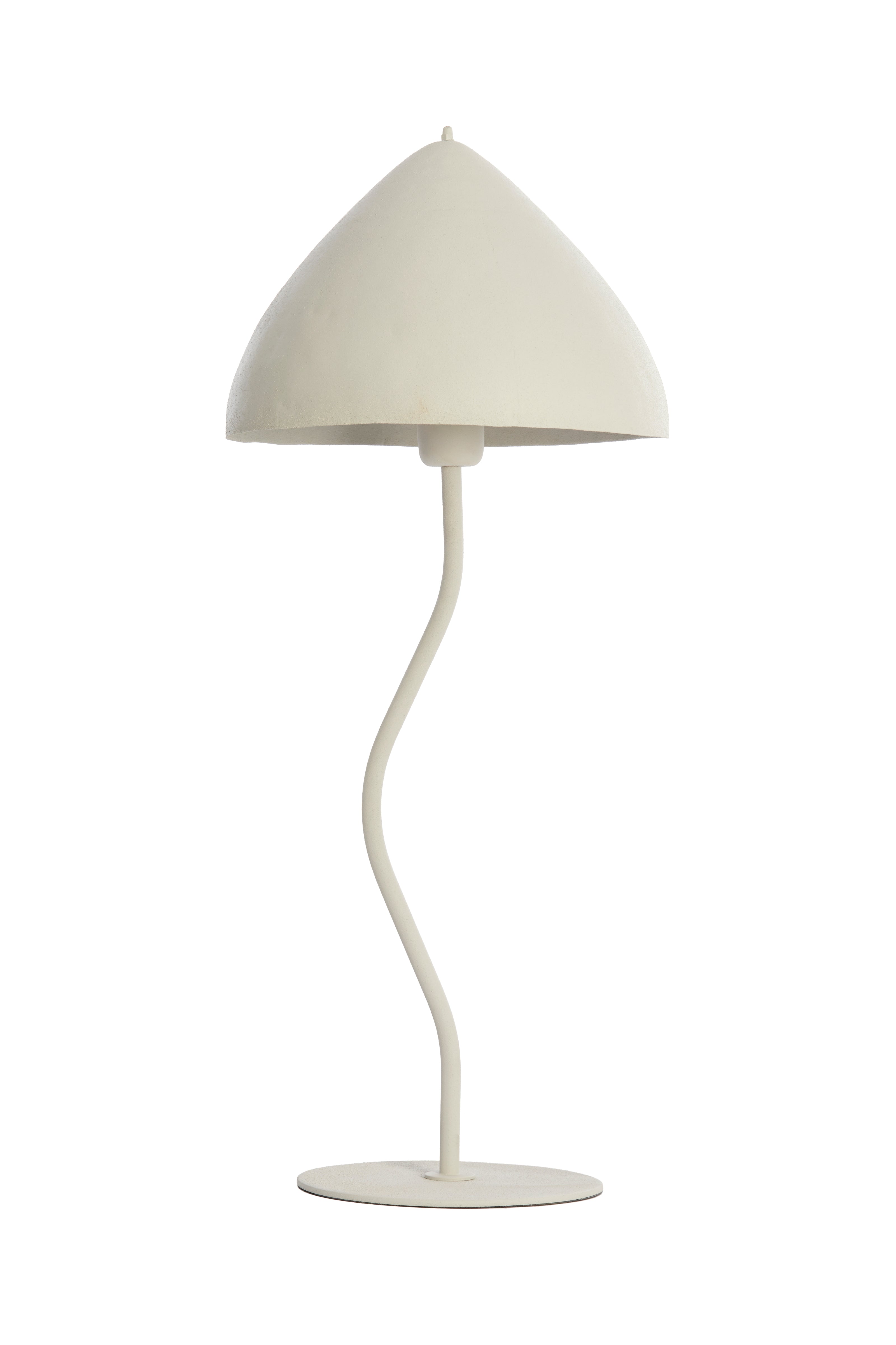 Light & Living tafellamp ELIMO - wit - Ø25x67cm