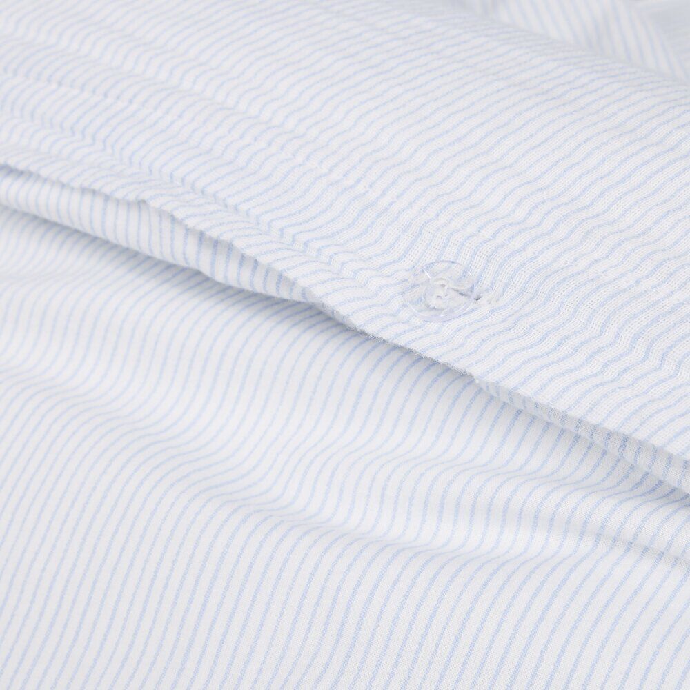 Parure de lit 2 personnes 220x240cm gaze de coton rayures (3 modèles)