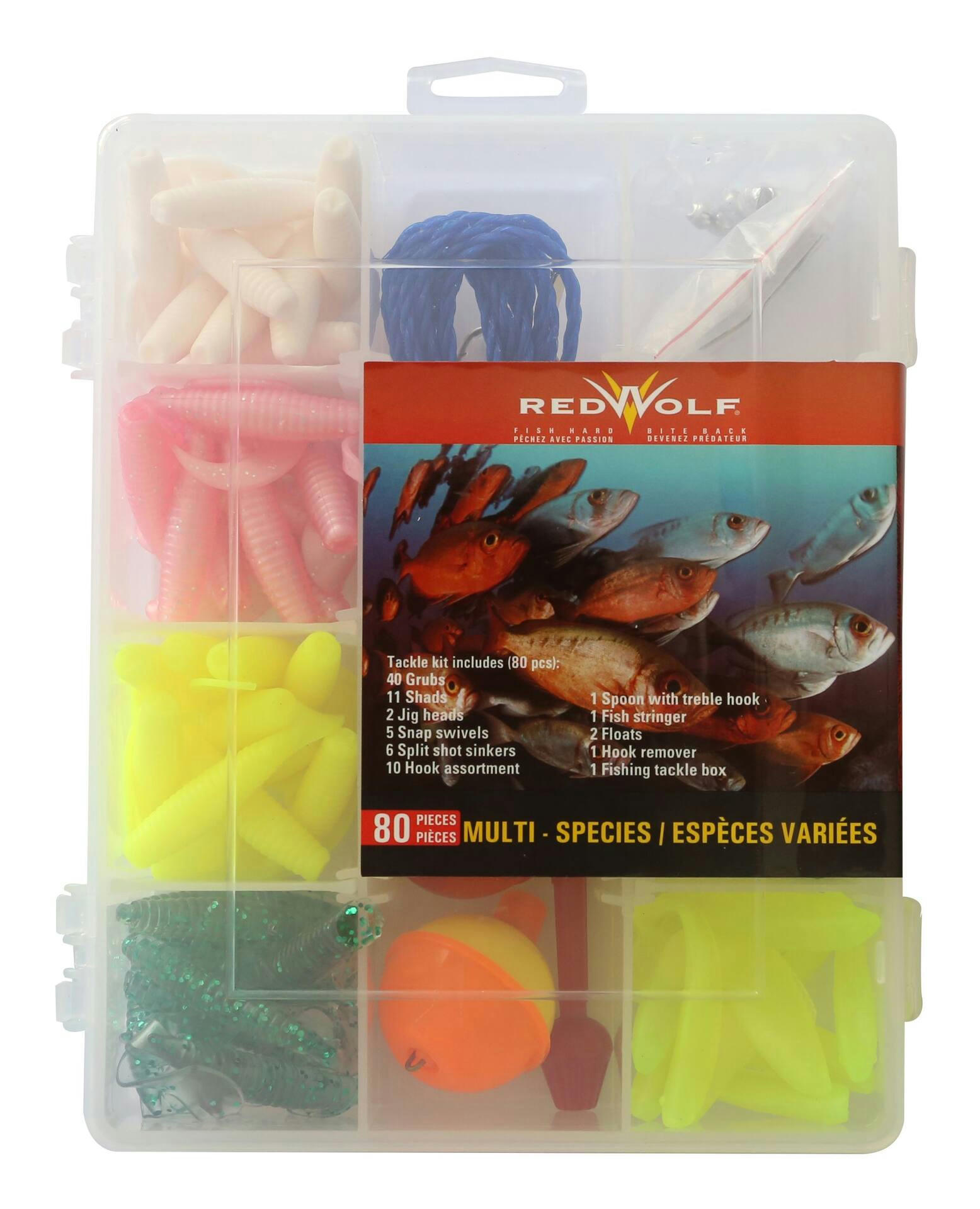 Red Wolf All-Species Lure Kit, 80-pc