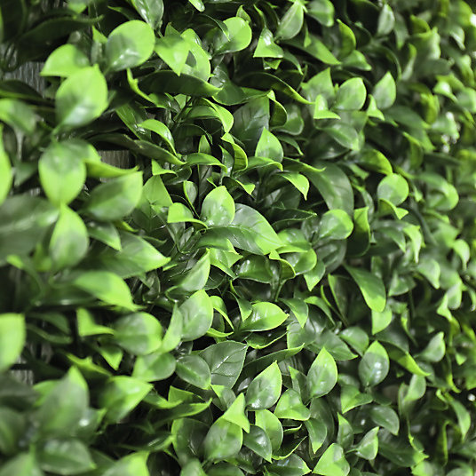 Mur végétal synthétique - Feuilles de Gardénia - Intérieur et extérieur - 1 m x 1 m